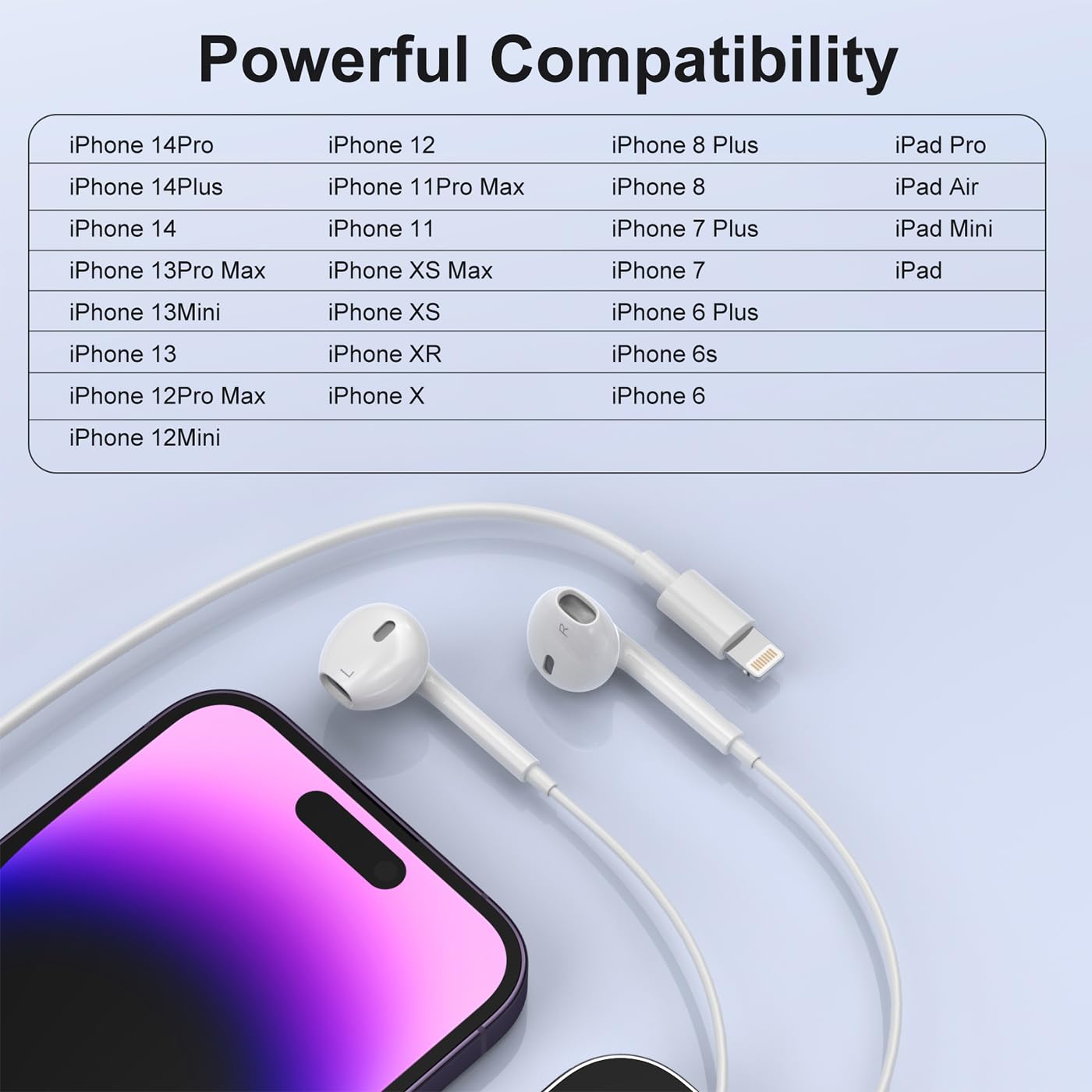 Foto 8 pulgar | Auriculares Con Cable Lightning Skycable Para Iphone - Venta Internacional.