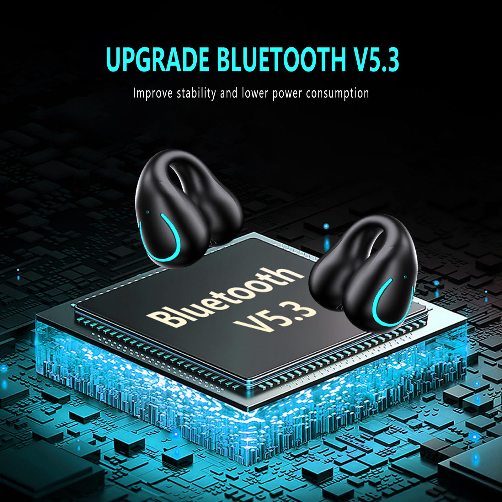 Foto 5 pulgar | Auriculares Inalámbricos Malihoo Open Ear Bluetooth 5.3 Con Carga - Venta Internacional.