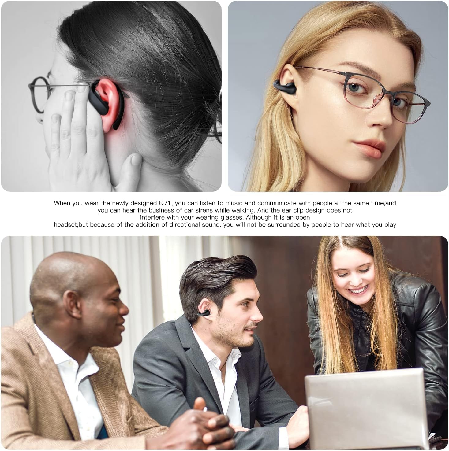 Foto 6 | Auriculares Inalámbricos Euqq Bluetooth Con 30 Horas De Reproducción - Venta Internacional.