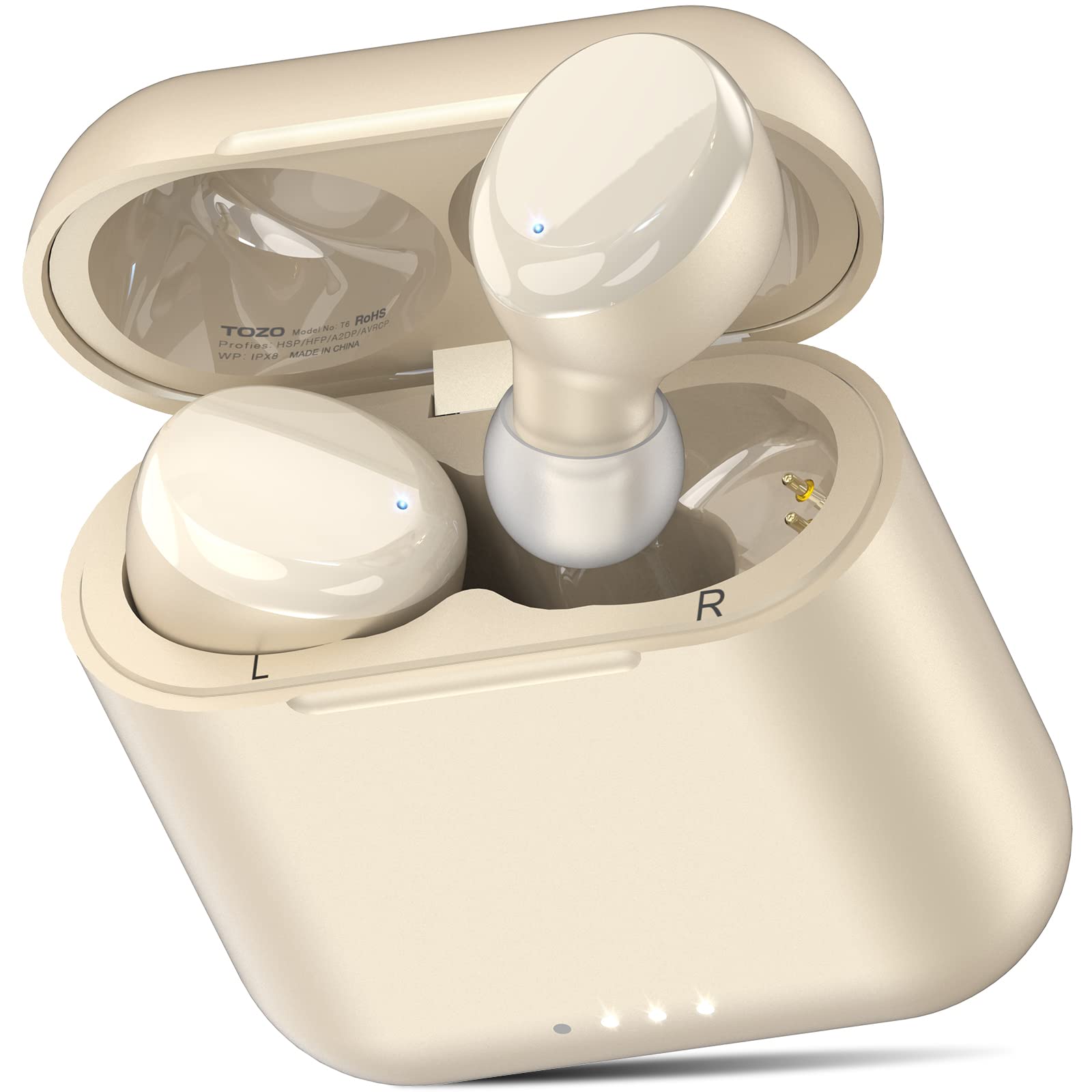 Auriculares Inalámbricos Tozo T6 Bluetooth 5.3 Con Carga Inalámbrica - Venta Internacional.