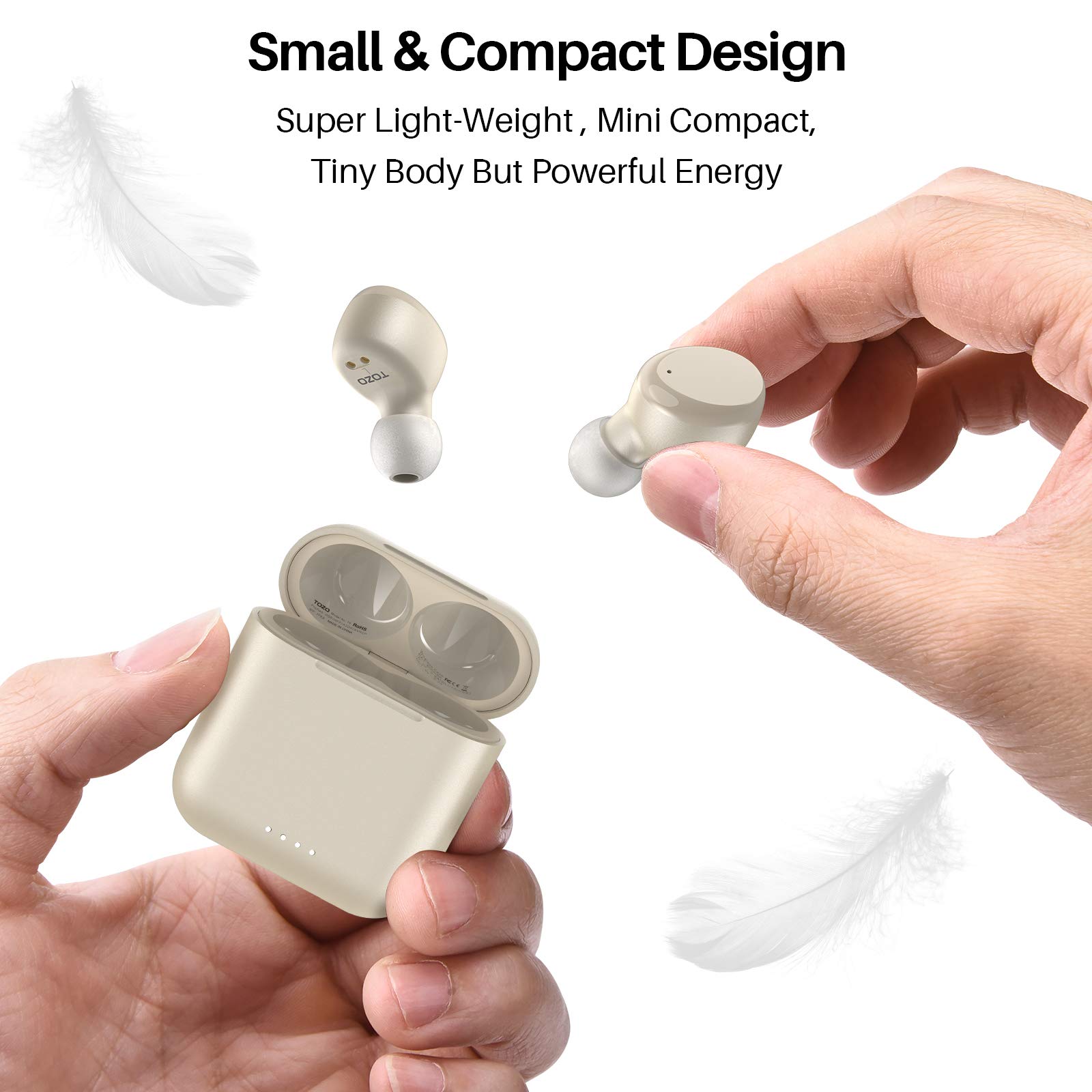 Foto 3 pulgar | Auriculares Inalámbricos Tozo T6 Bluetooth 5.3 Con Carga Inalámbrica - Venta Internacional.