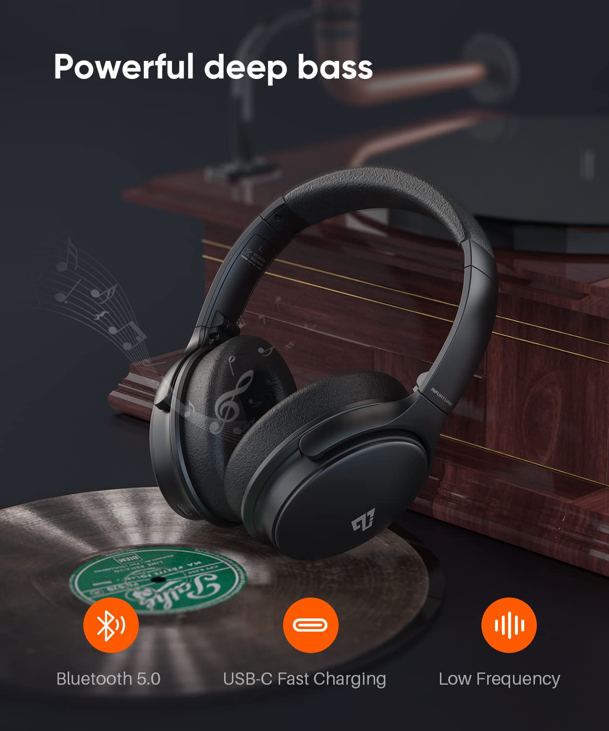 Foto 4 | Auriculares Infurture H1 Bluetooth - Venta Internacional