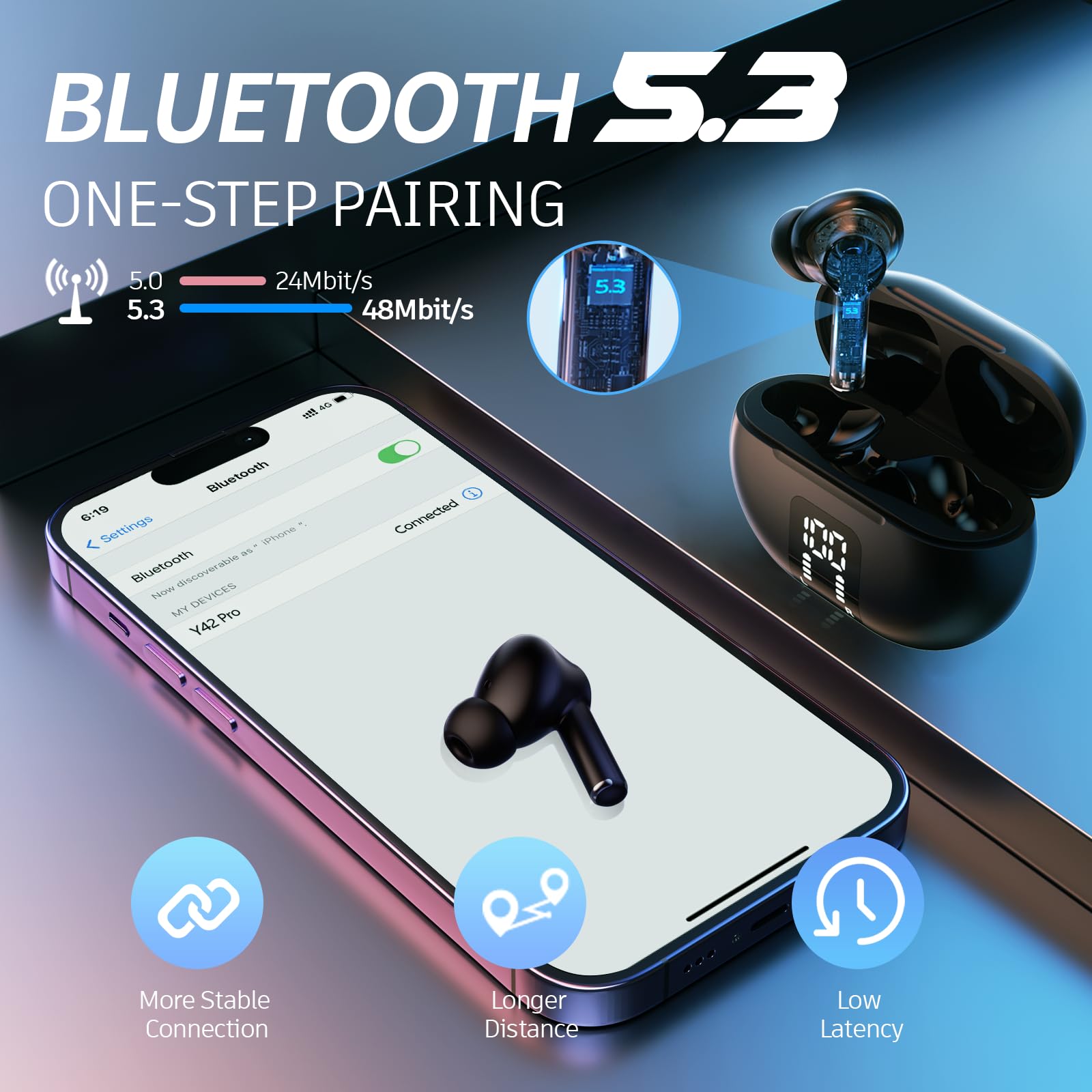 Foto 6 pulgar | Auriculares Carego Hi-fi Con Calidad De Sonido De 40 Horas, Color Gris - Venta Internacional.