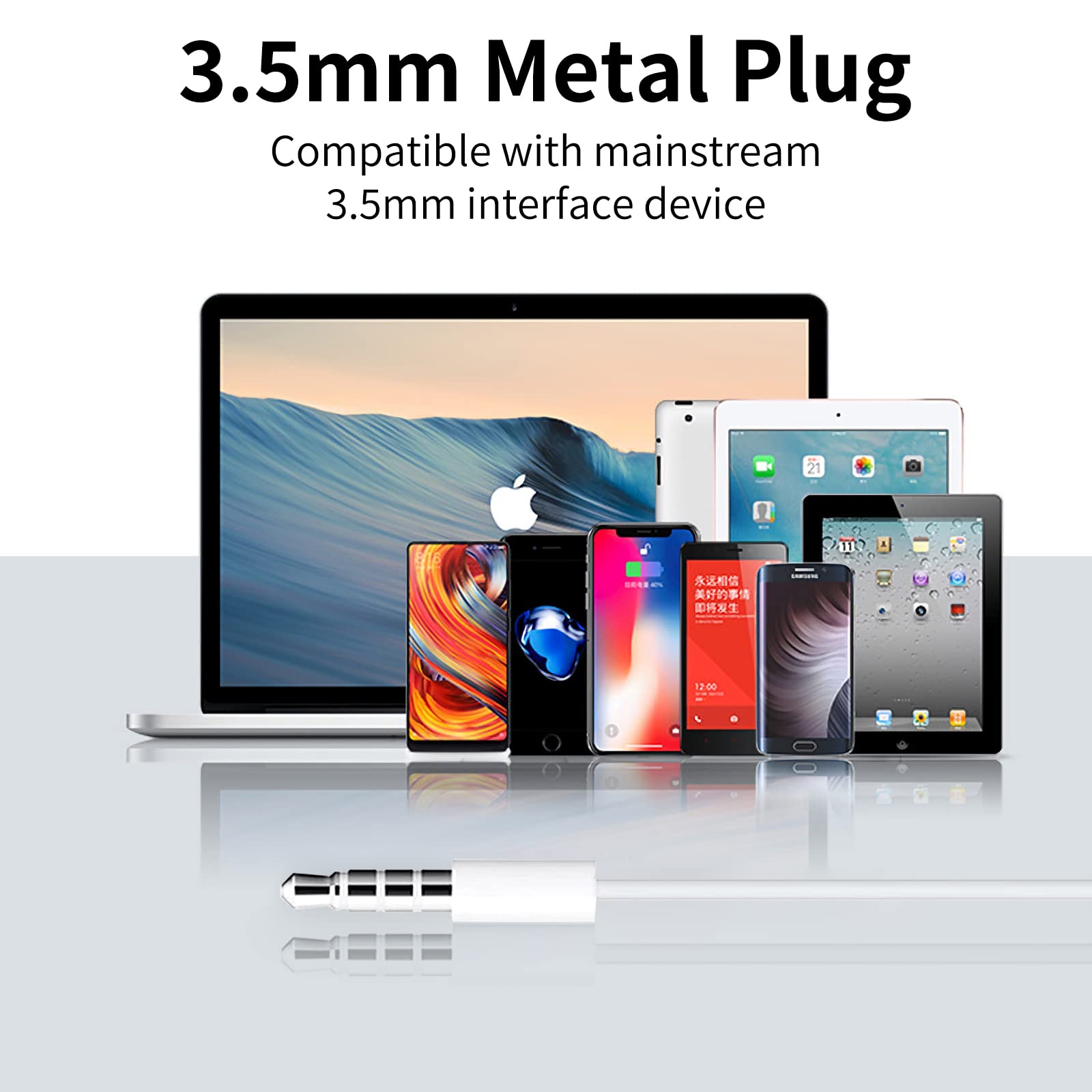 Foto 7 pulgar | Auriculares Con Cable Togkun Con Micrófono Paquete De 2 - Venta Internacional