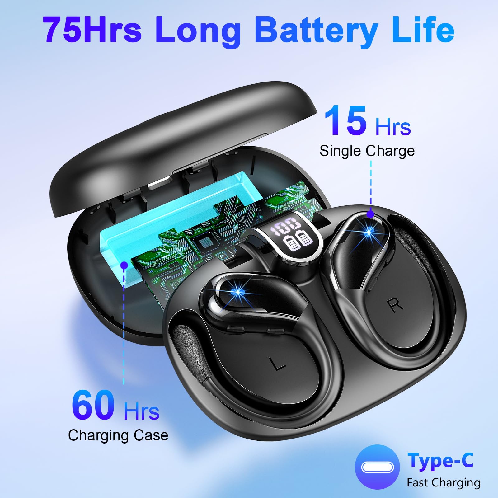 Foto 3 pulgar | Auricular Inalámbrico Ltinist 2023 Sport Bluetooth 5.3 75h Ip7 - Venta Internacional
