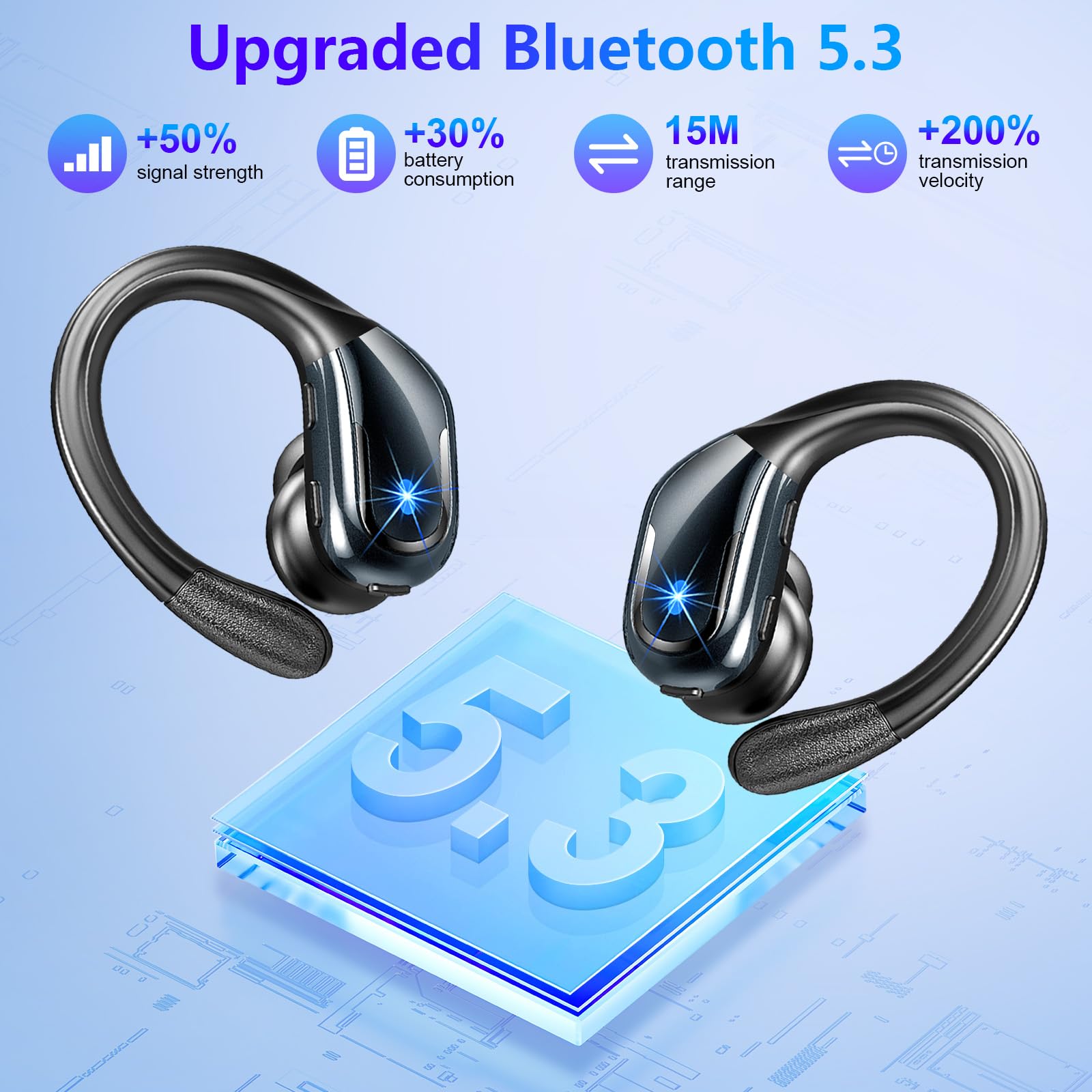 Foto 6 pulgar | Auricular Inalámbrico Ltinist 2023 Sport Bluetooth 5.3 75h Ip7 - Venta Internacional