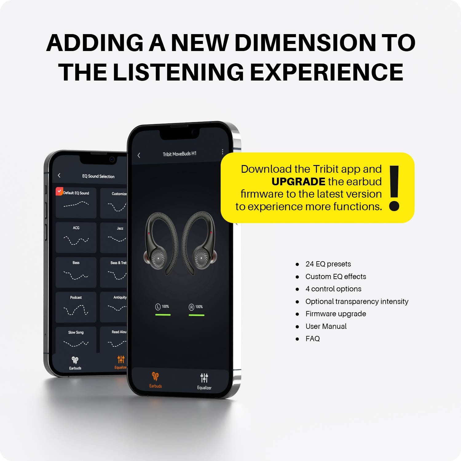 Foto 6 pulgar | Auriculares Inalámbricos Tribit Movebuds H1 Bluetooth 5.2 Ipx8 65h - Venta Internacional.