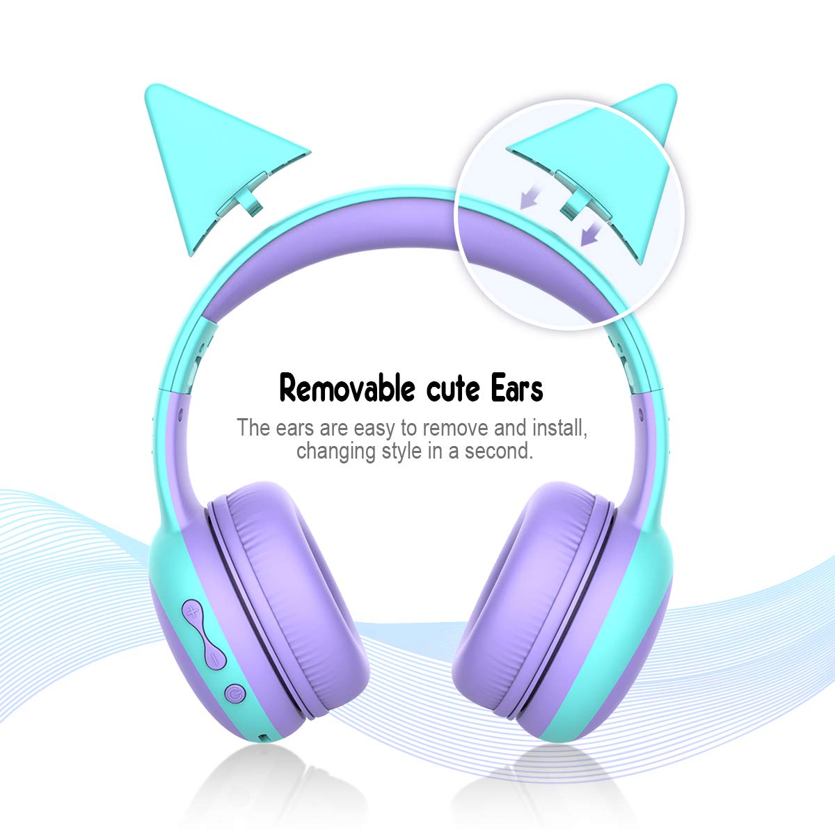 Foto 2 | Auriculares Gorsun con Micrófono Color Morado - Venta Internacional