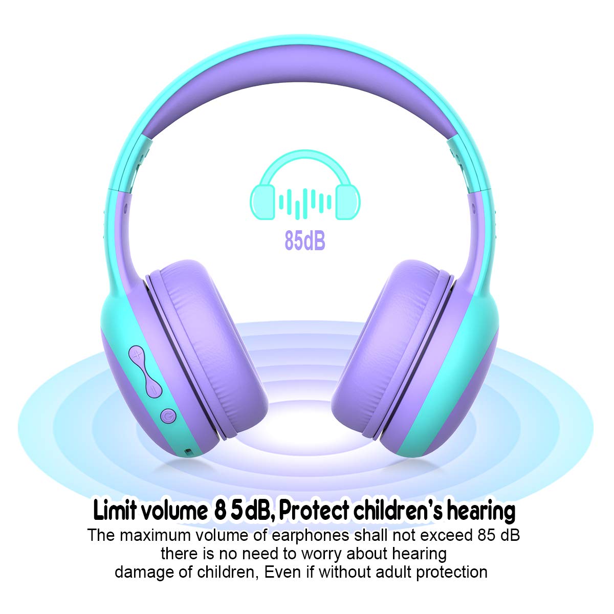 Foto 4 pulgar | Auriculares Gorsun con Micrófono Color Morado - Venta Internacional