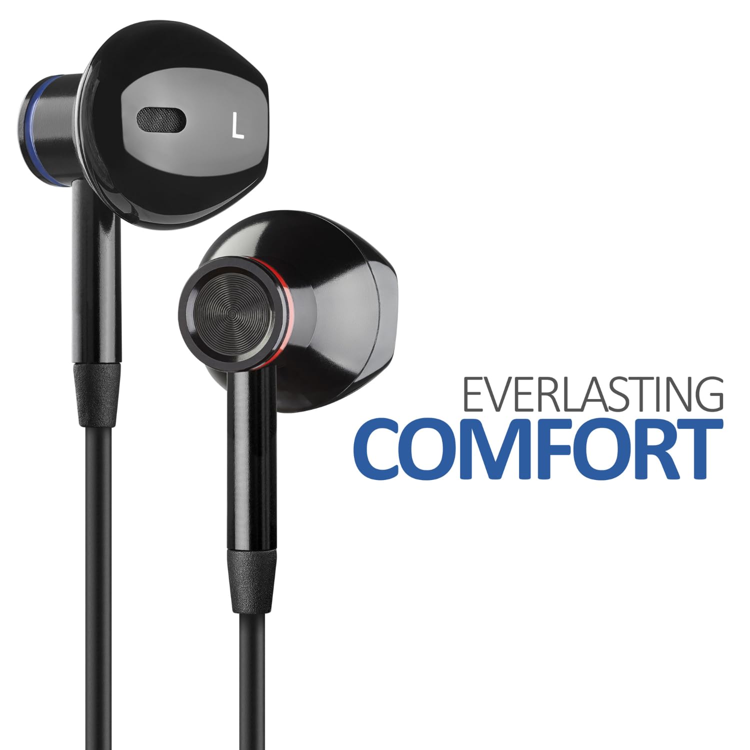 Foto 7 pulgar | Auriculares Alámbricos Ludos Nova Negros con Micrófono 3,5 mm para iPhone - Venta Internacional