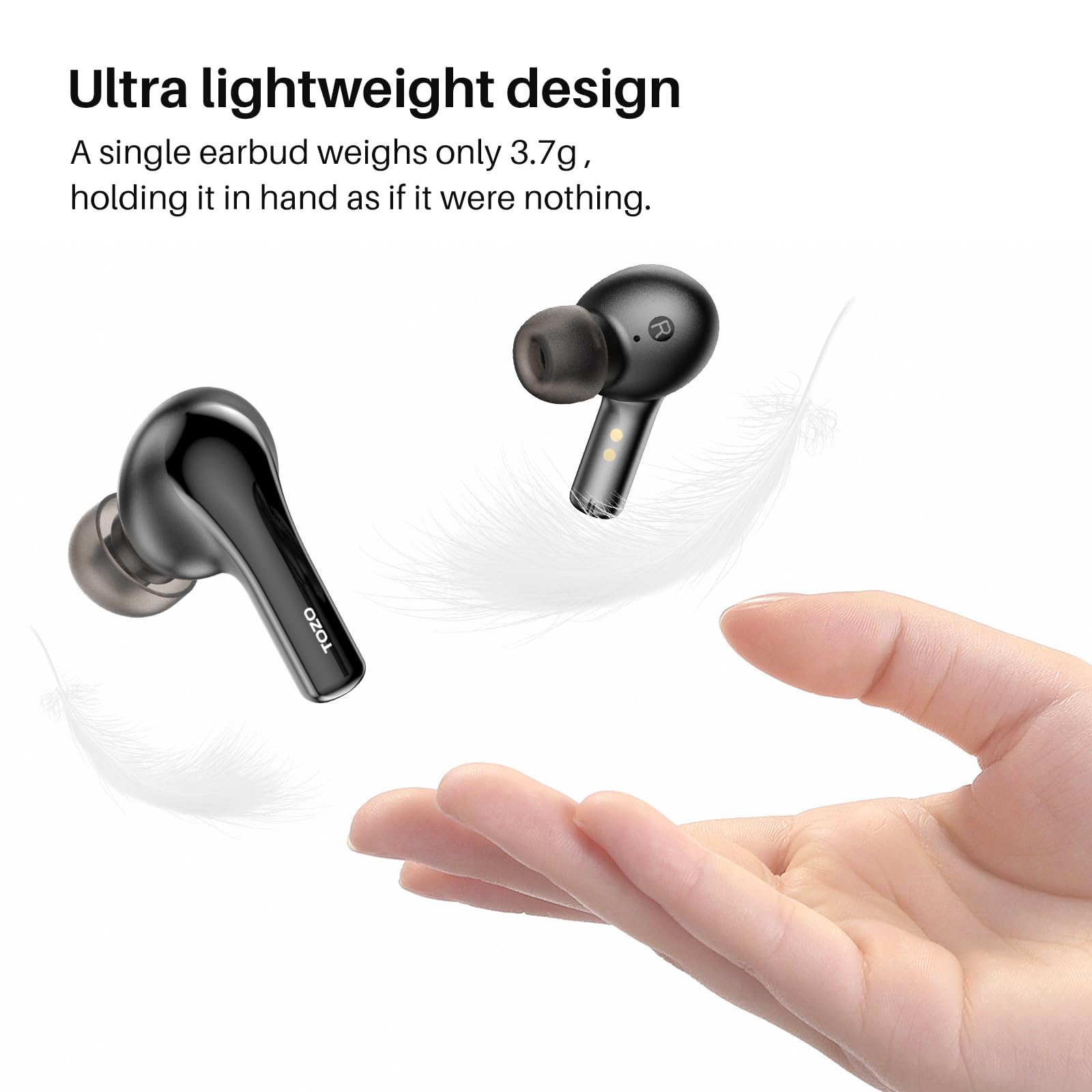 Foto 3 pulgar | Auriculares Inalámbricos Tozo A2 Negros Bluetooth 5.3 con Micrófono IPX5 - Venta Internacional