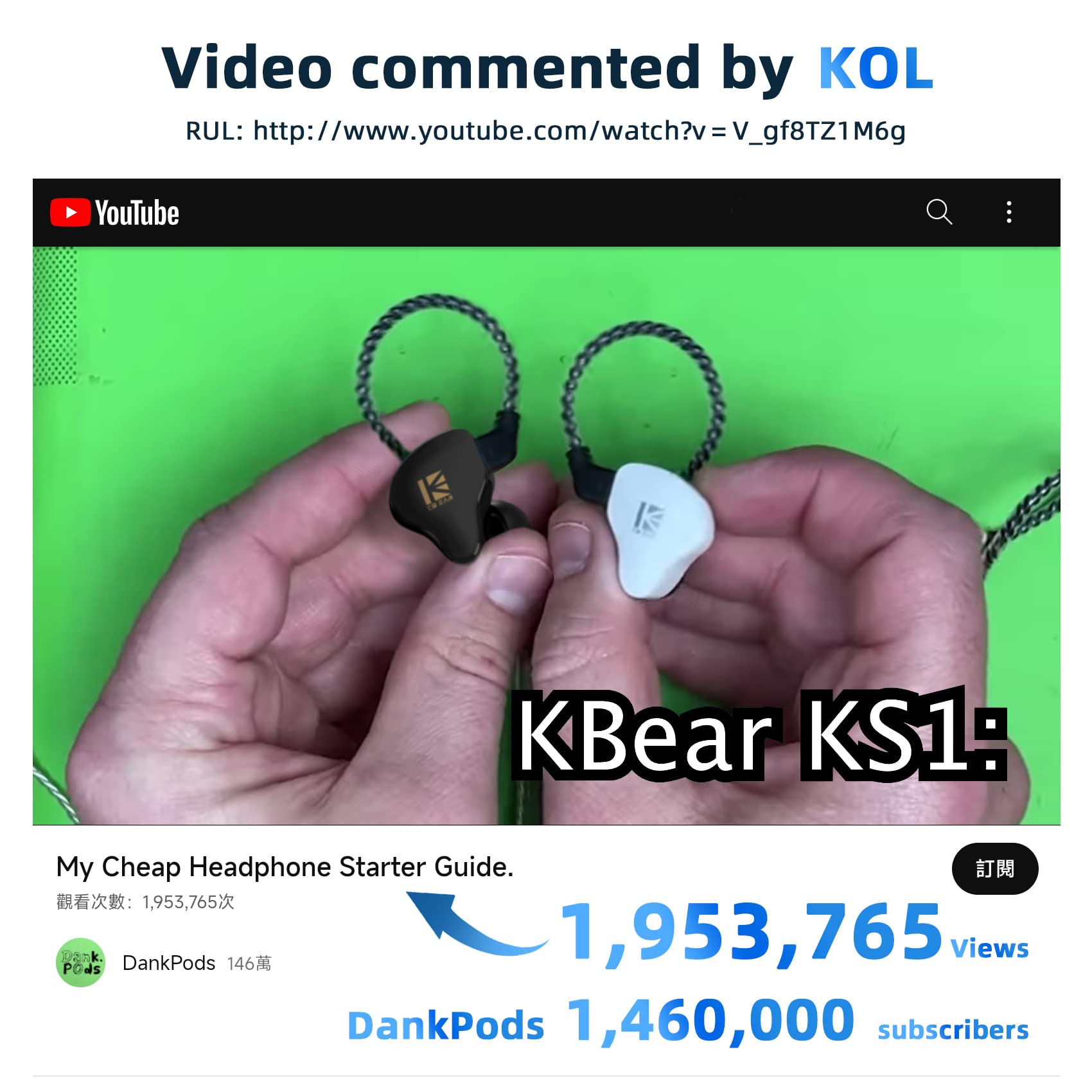 Foto 3 pulgar | Auriculares Kbear Kbear KS1 Super Bass con Cable Crystal Clear - Venta Internacional