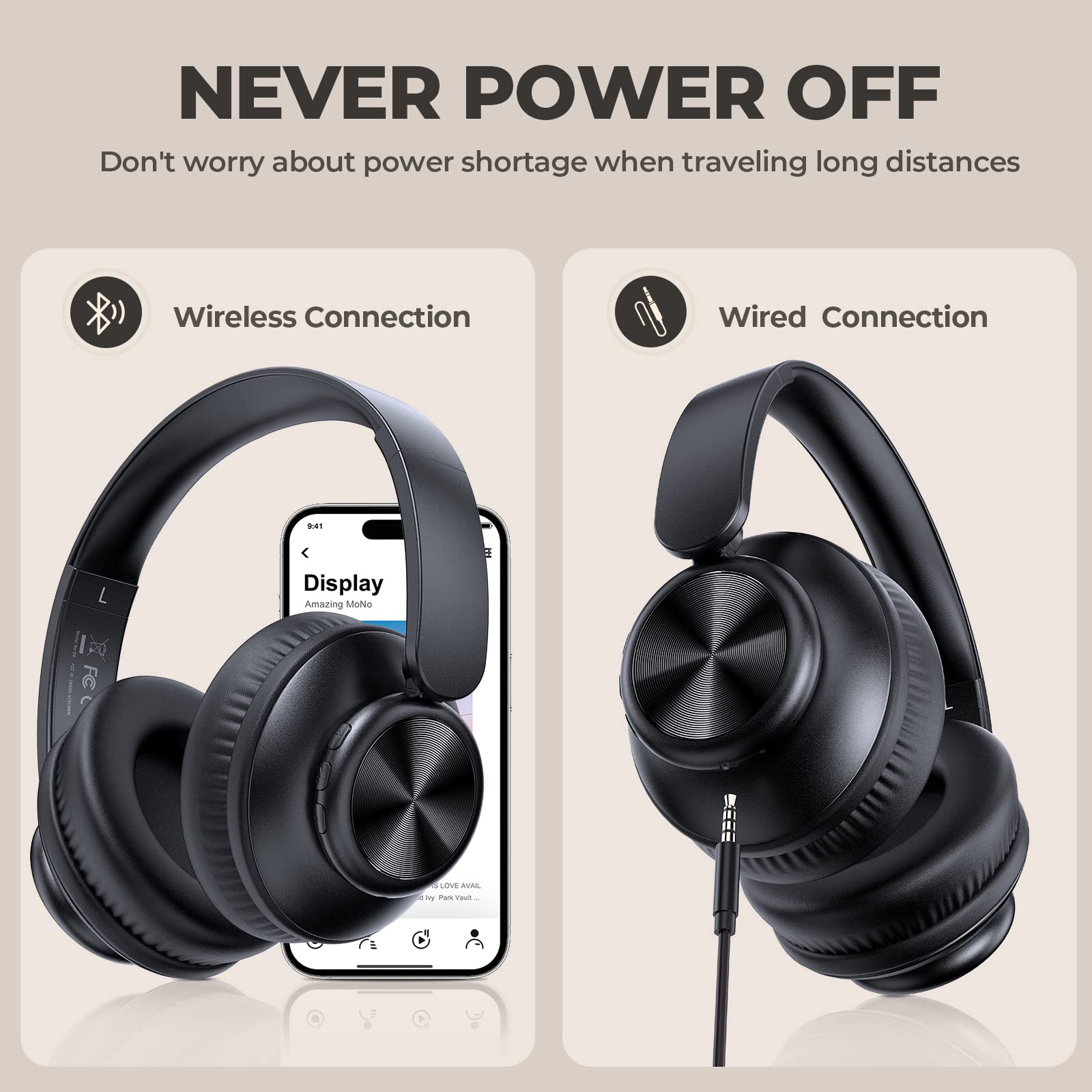 Foto 6 | Auriculares Inalámbricos Fojep V8 Over Ear 80 Horas De Reproducción - Venta Internacional.