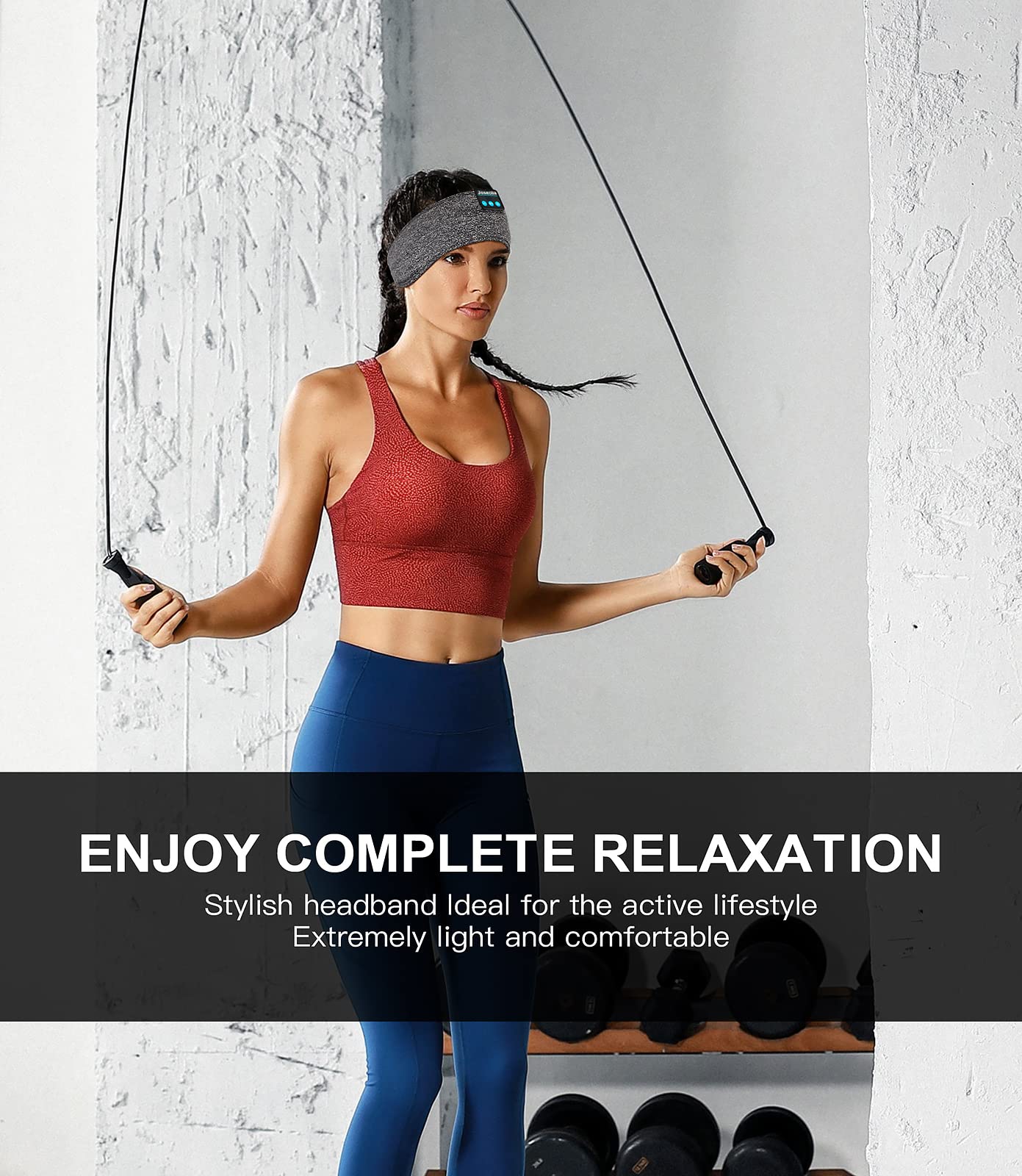 Foto 5 pulgar | Auriculares Bluetooth Con Diadema Para Dormir Joseche Ajustables - Venta Internacional.