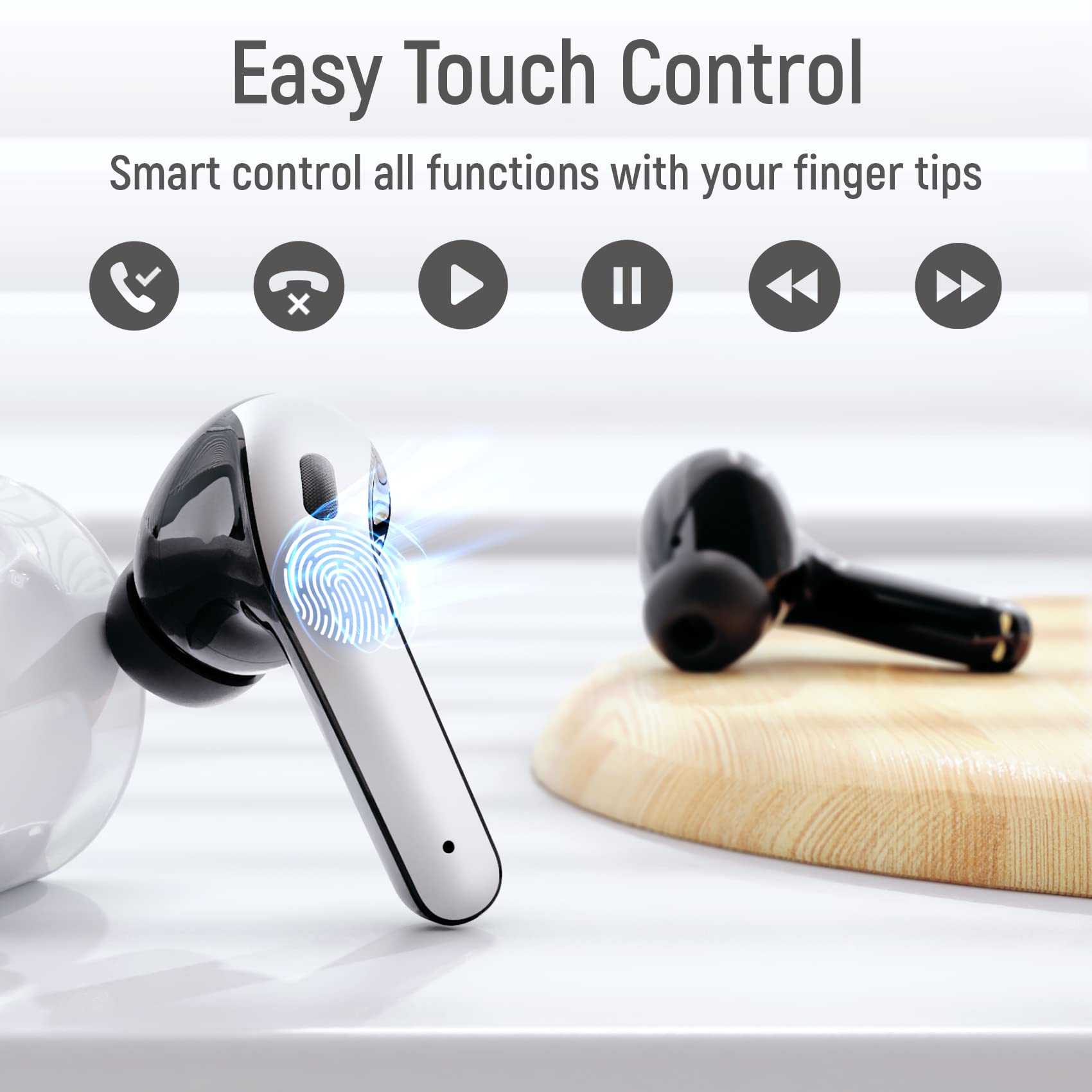 Foto 5 pulgar | Auriculares Inalámbricos Zingbird X15 Bluetooth 5.0 60h Playtime Black - Venta Internacional.