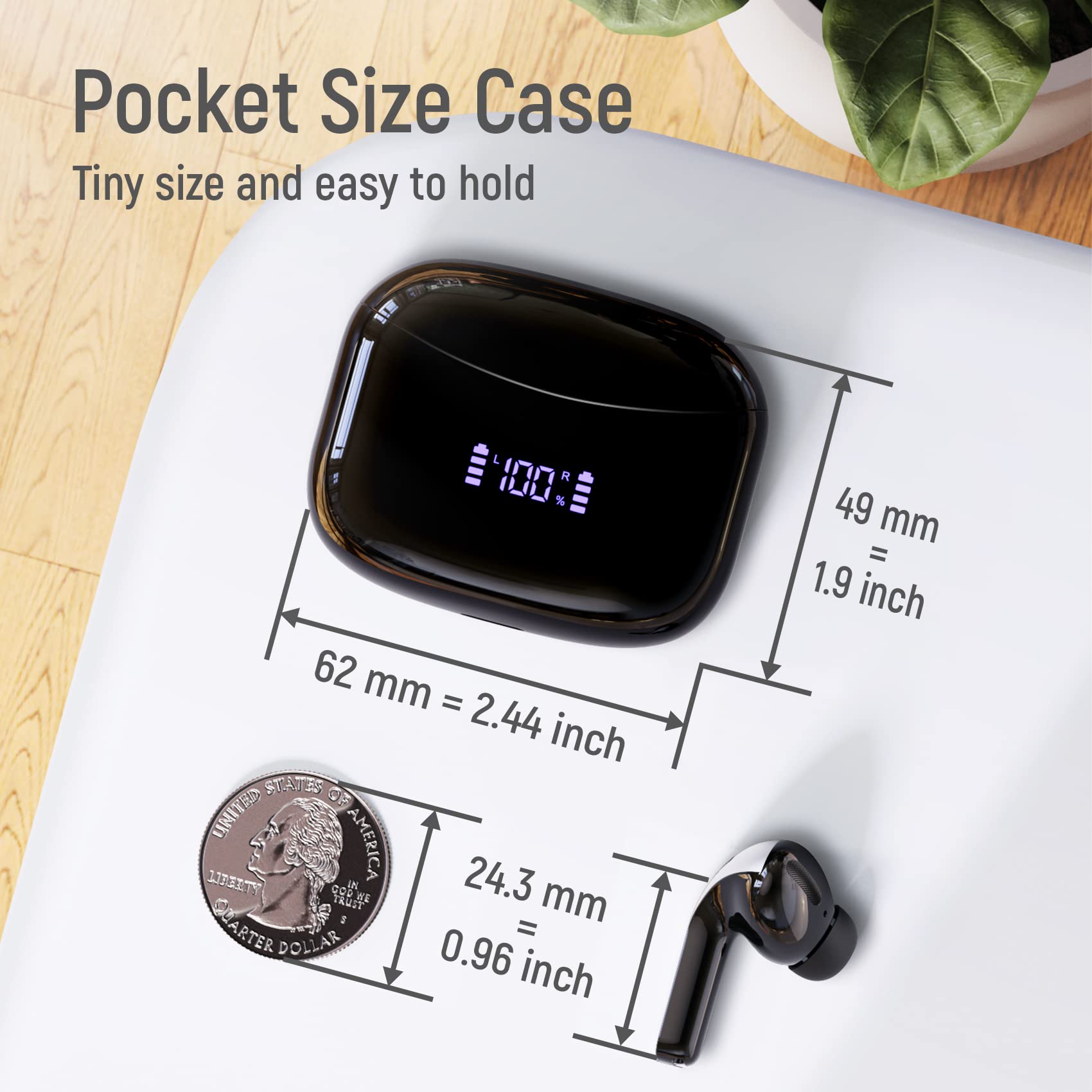 Foto 7 pulgar | Auriculares Inalámbricos Zingbird X15 Bluetooth 5.0 60h Playtime Black - Venta Internacional.