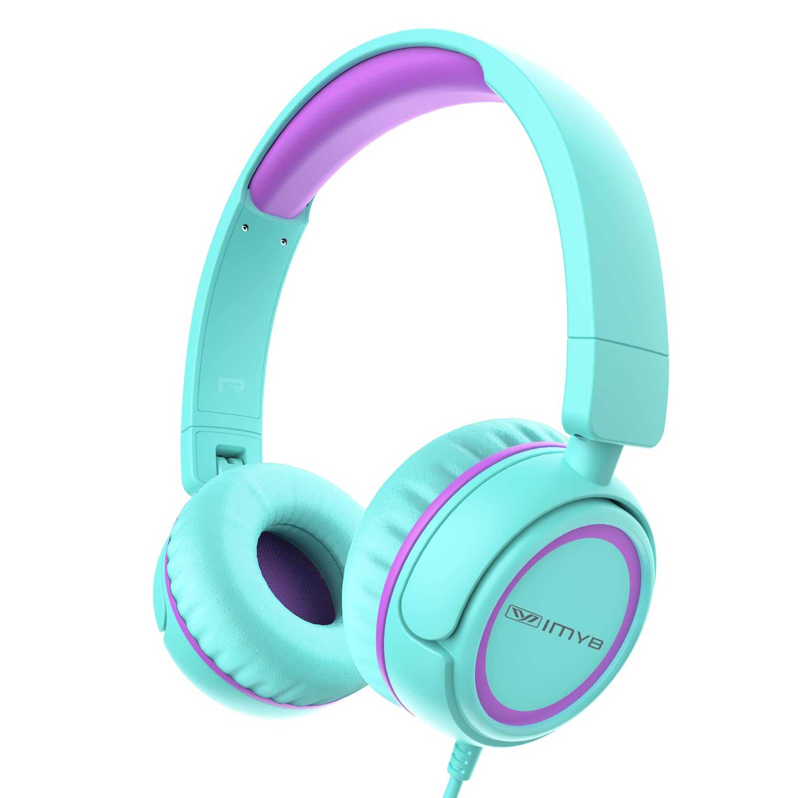 Auriculares Imyb V1 Para Niños, Estéreo Con Cable, Plegables, Verdes - Venta Internacional.