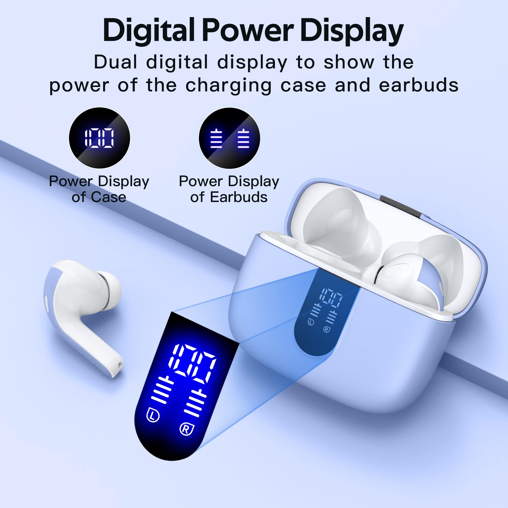 Foto 3 pulgar | Auriculares Bluetooth Tagry True Wireless Auriculares 60h Playback - Venta Internacional.