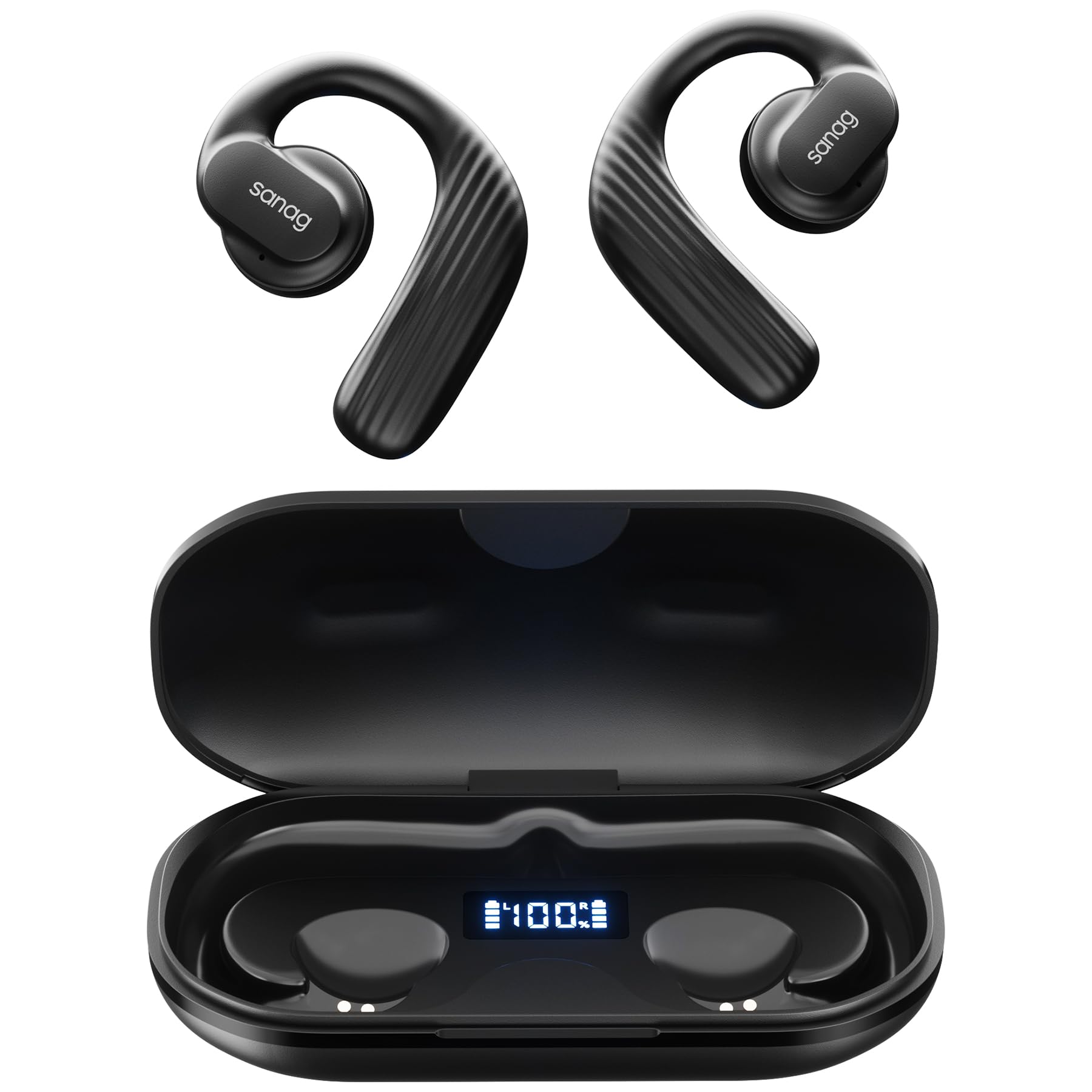 Foto 2 pulgar | Auriculares Abiertos Sanag Wireless Bluetooth 5.3 Con Funda - Venta Internacional.
