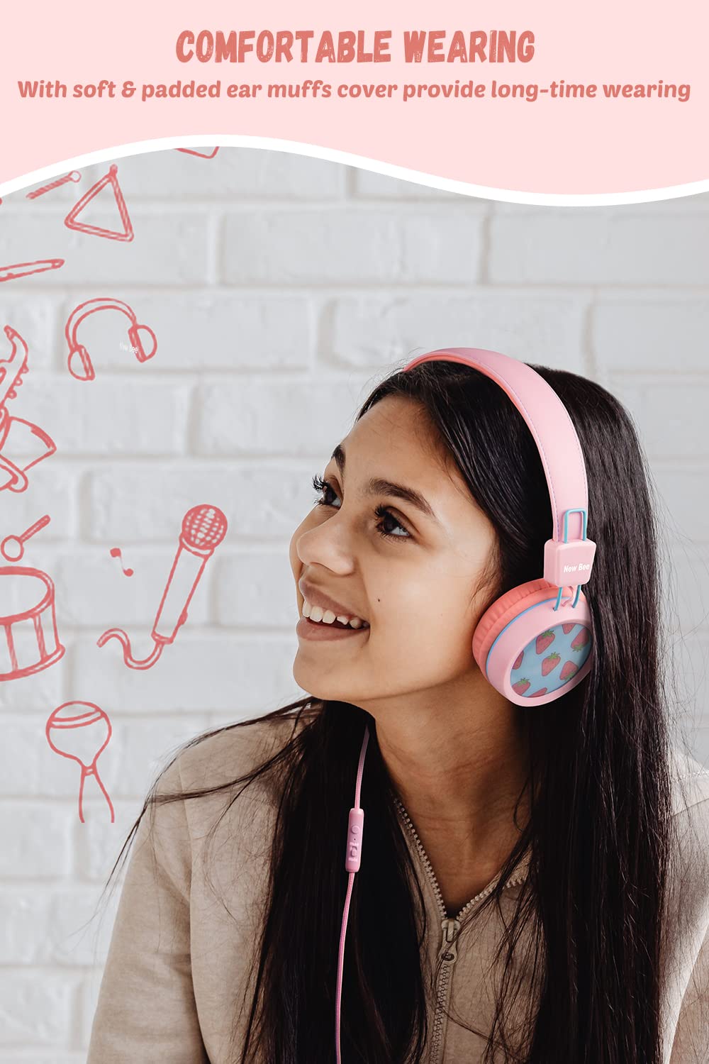 Foto 5 pulgar | Auriculares New Bee Kh20 Kids Con Micrófono De Volumen Limitado - Venta Internacional.