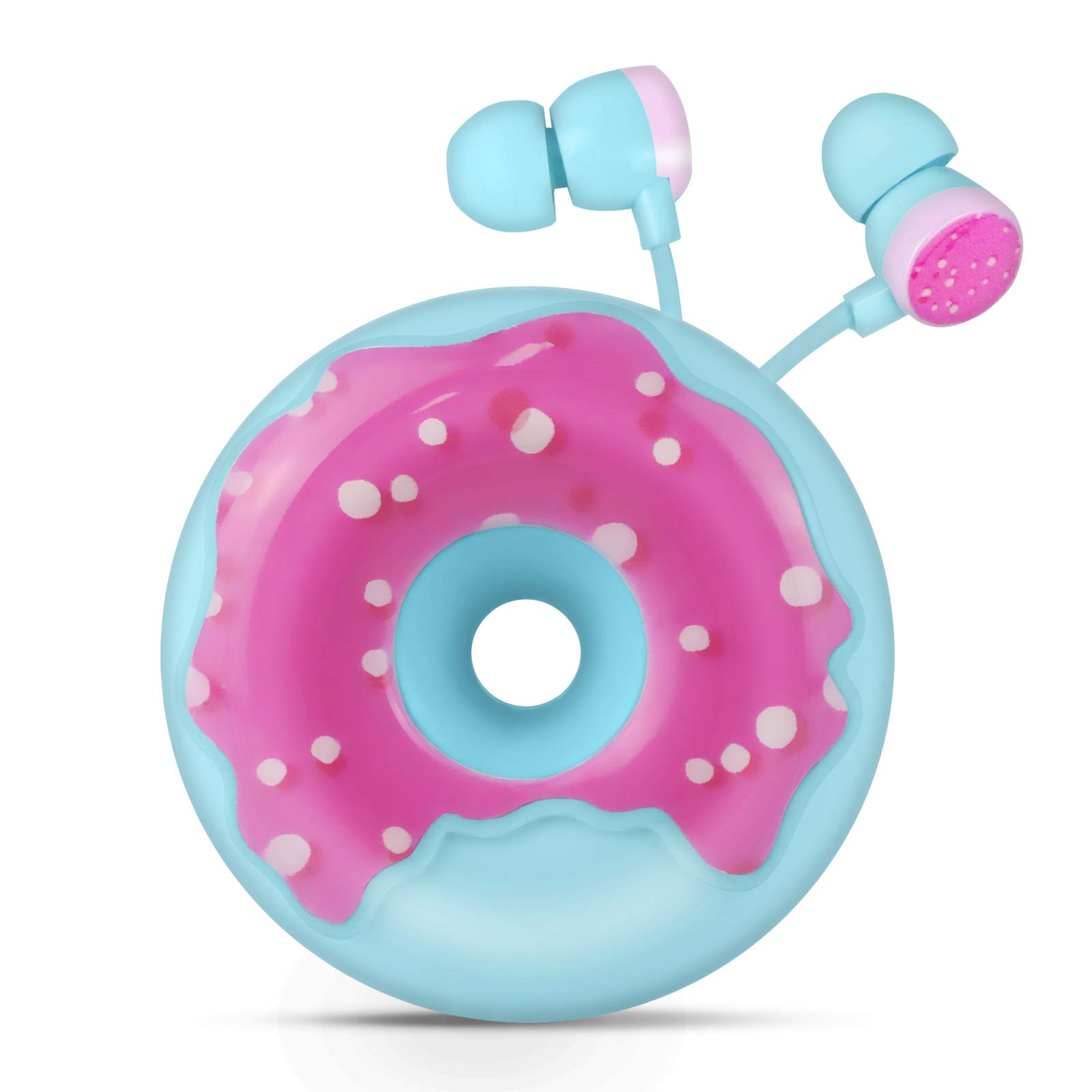 Auriculares Qearfun Donut Para Niños Con Micrófono Y Funda - Venta Internacional.