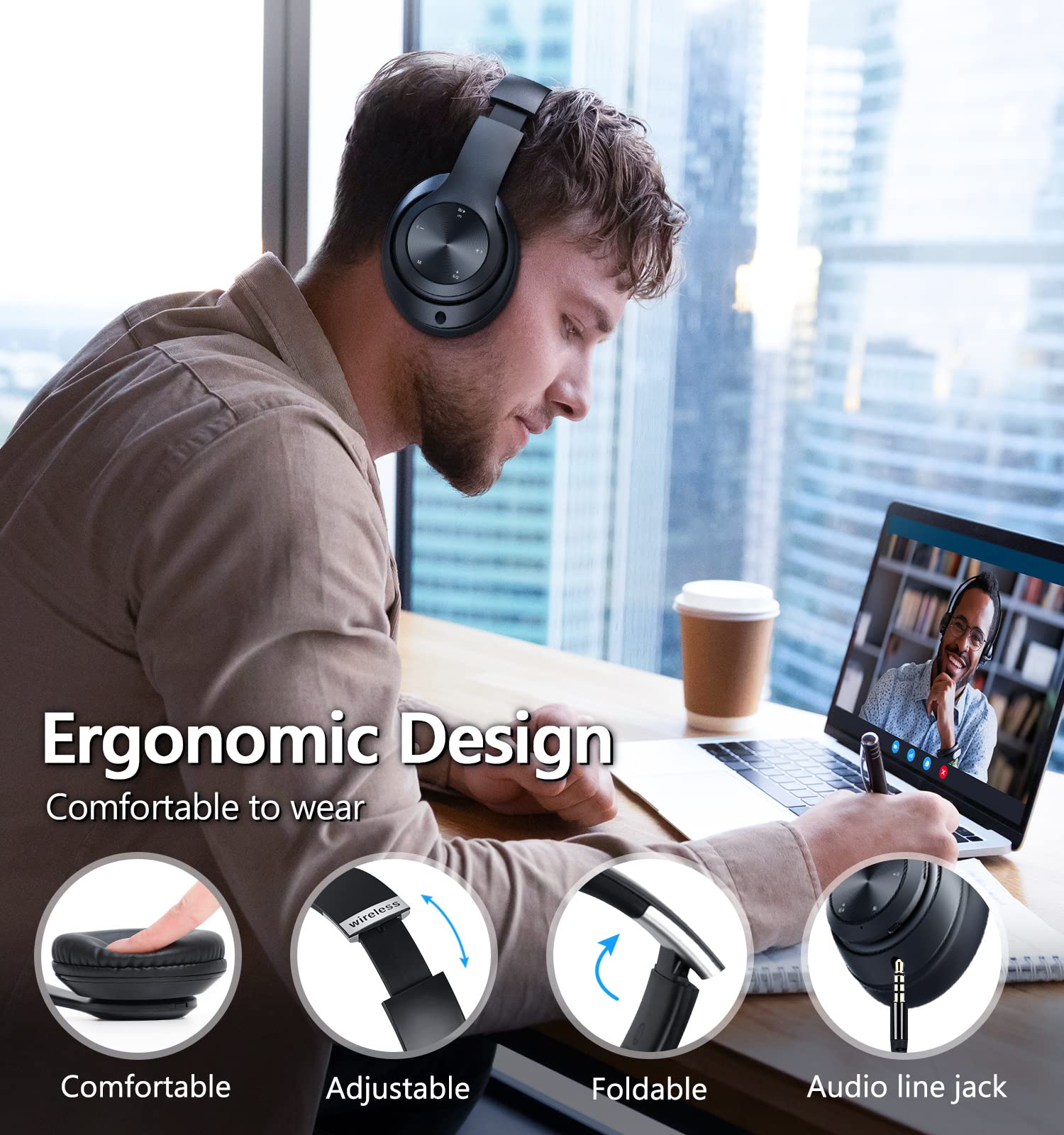 Foto 4 pulgar | Audífonos Inalámbricos Tuitager Negros con Bluetooth-Venta Internacional