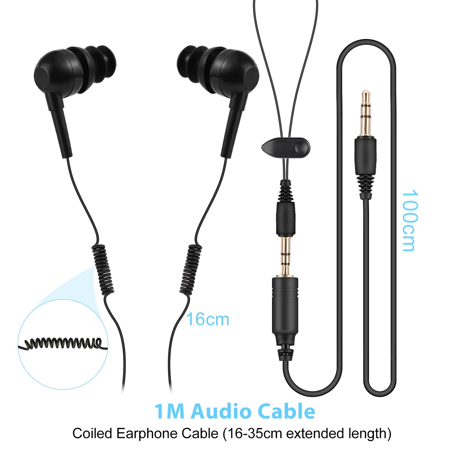 Foto 5 | Auriculares Intraurales Agptek Ipx8 Impermeables Con Cable De Extensión - Venta Internacional.