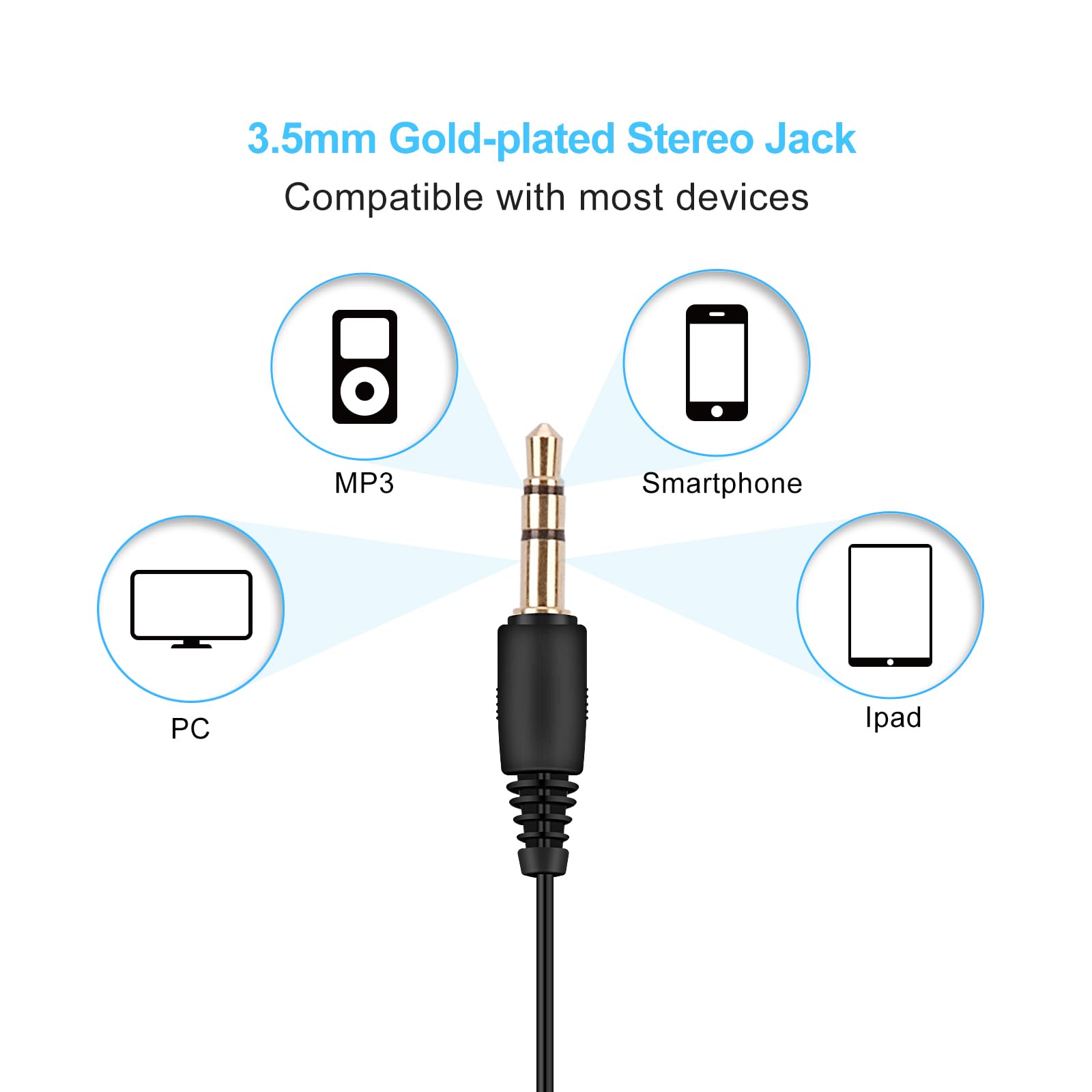 Foto 7 pulgar | Auriculares Intraurales Agptek Ipx8 Impermeables Con Cable De Extensión - Venta Internacional.