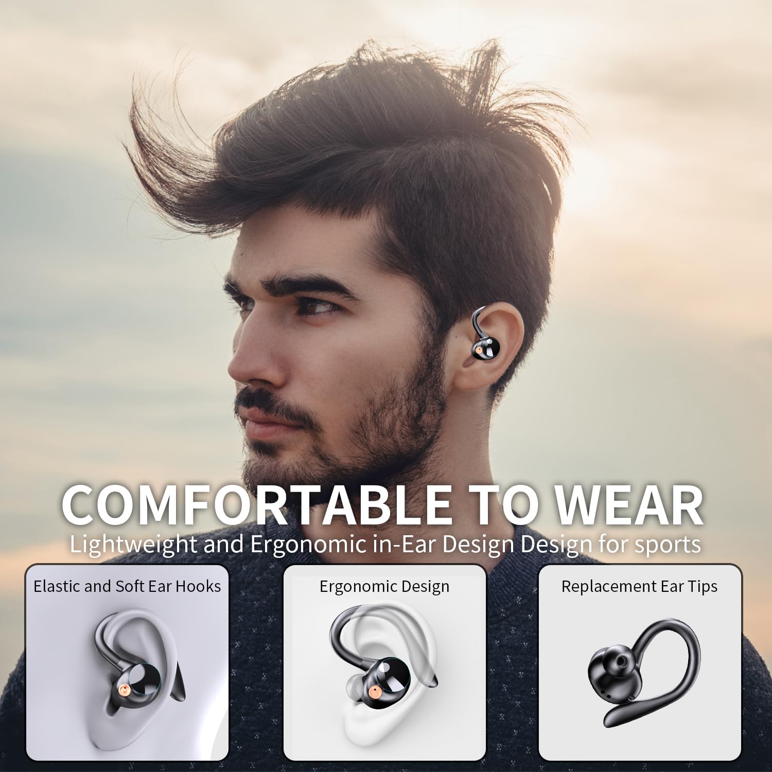Foto 6 pulgar | Auriculares Inalámbricos Shijiaet Yyk-580 Bluetooth 5.3 Ipx7 120h Bl - Venta Internacional.