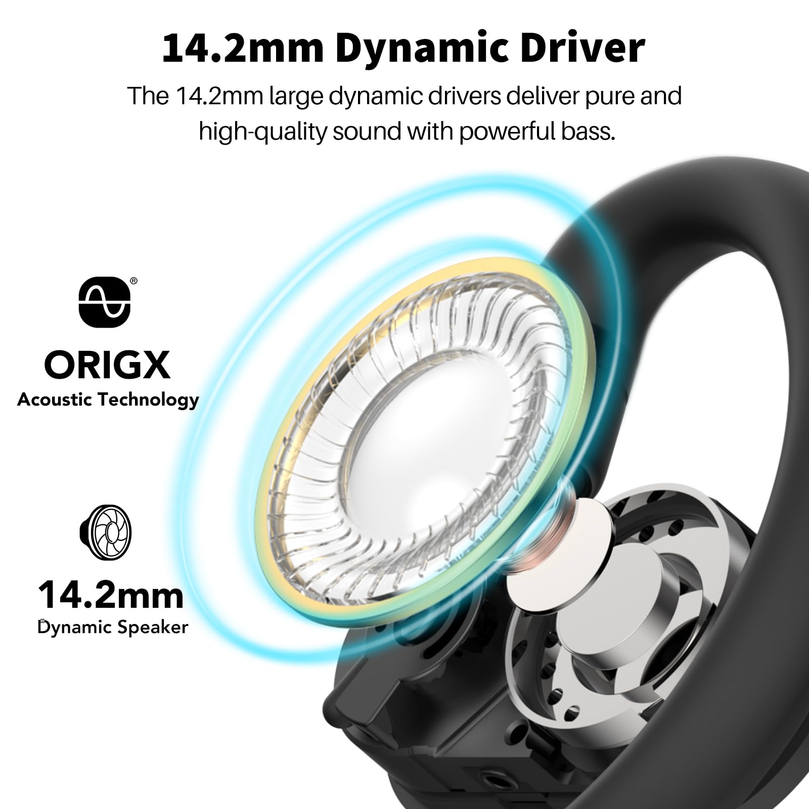 Foto 7 pulgar | Auriculares Inalámbricos Tozo Openbuds Bluetooth 5.3 Negros - Venta Internacional