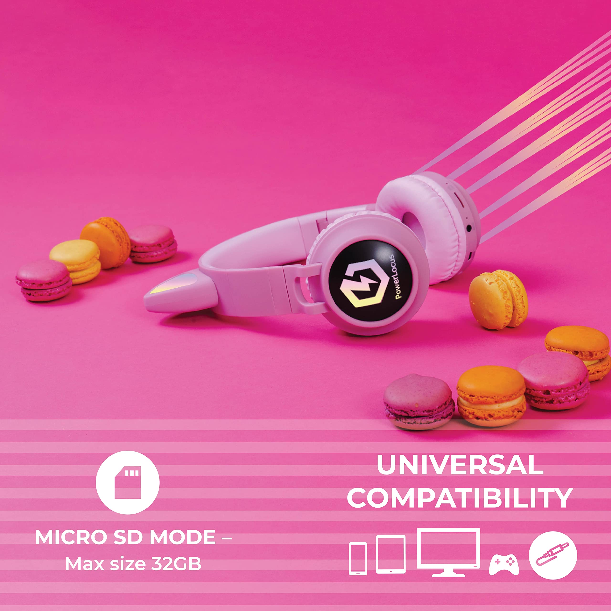 Foto 7 pulgar | Auriculares Inalámbricos Bluetooth Powerlocus Buddy Kids Led - Venta Internacional.