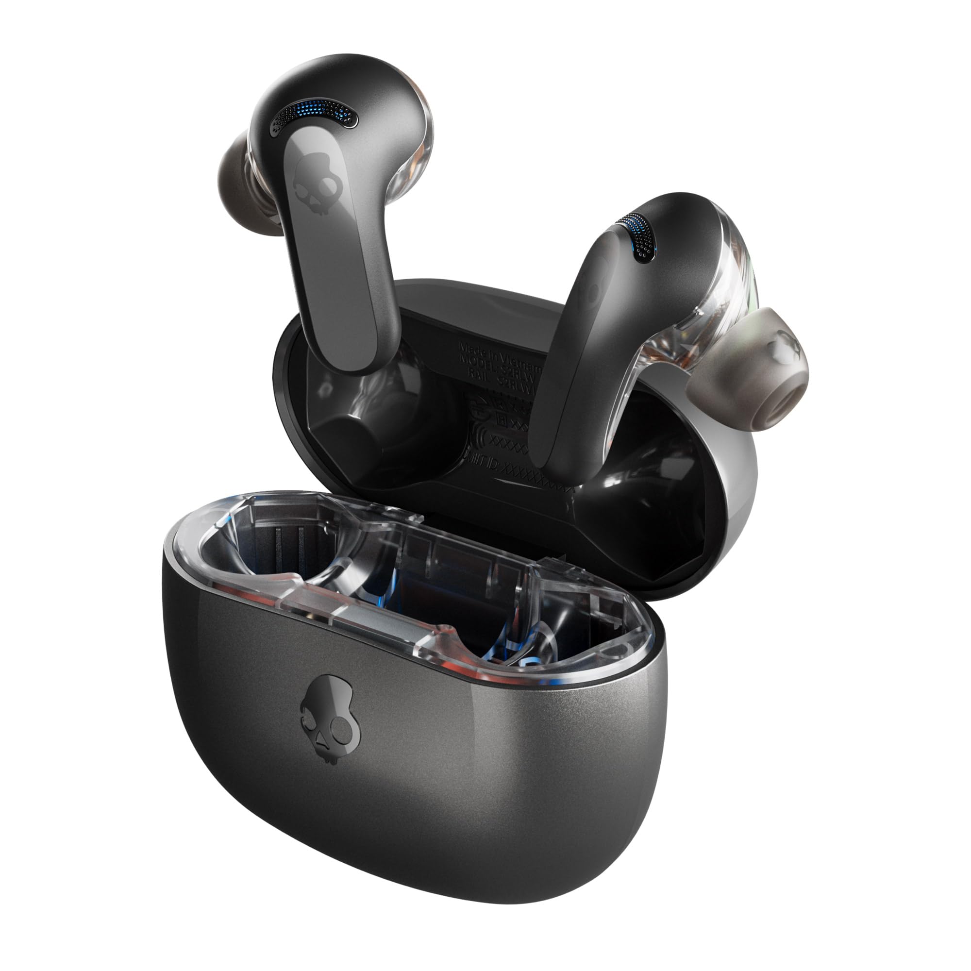 Auriculares Inalámbricos Skullcandy Rail Anc True Black Con Batería De 27 Horas - Venta Internacional.