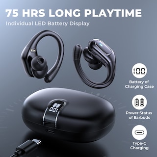 Foto 2 | Auriculares Inalámbricos Para True Bluetooth 5.3 75h Playtime Ipx7 - Venta Internacional.
