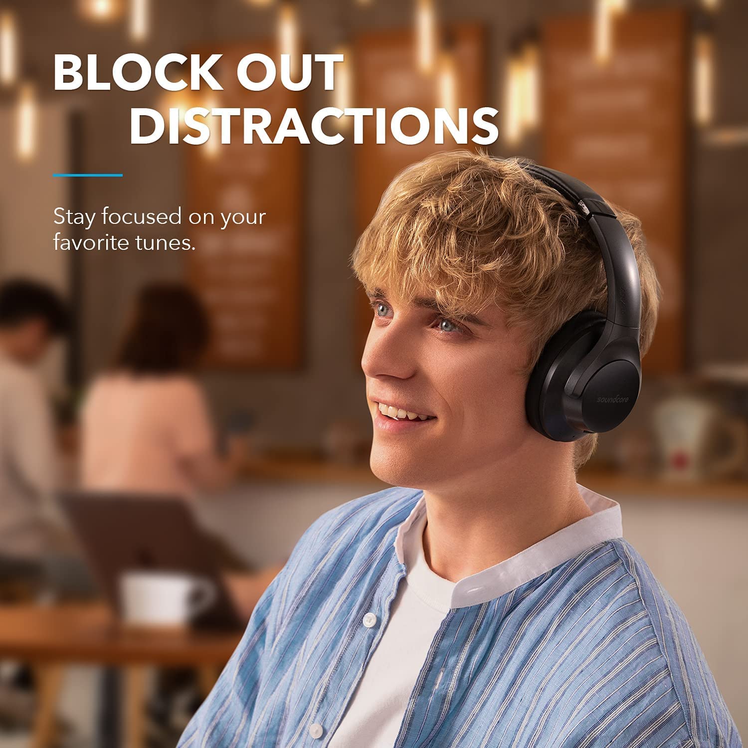 Foto 4 | Auriculares Soundcore De Anker Life Q20+ Con 40 Horas De Reproducción - Venta Internacional.
