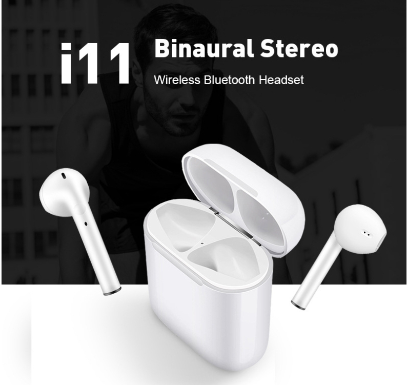 Foto 6 pulgar | Auriculares Bluetooth Airpods I11 Tws Sellados Blancos - Venta Internacional.