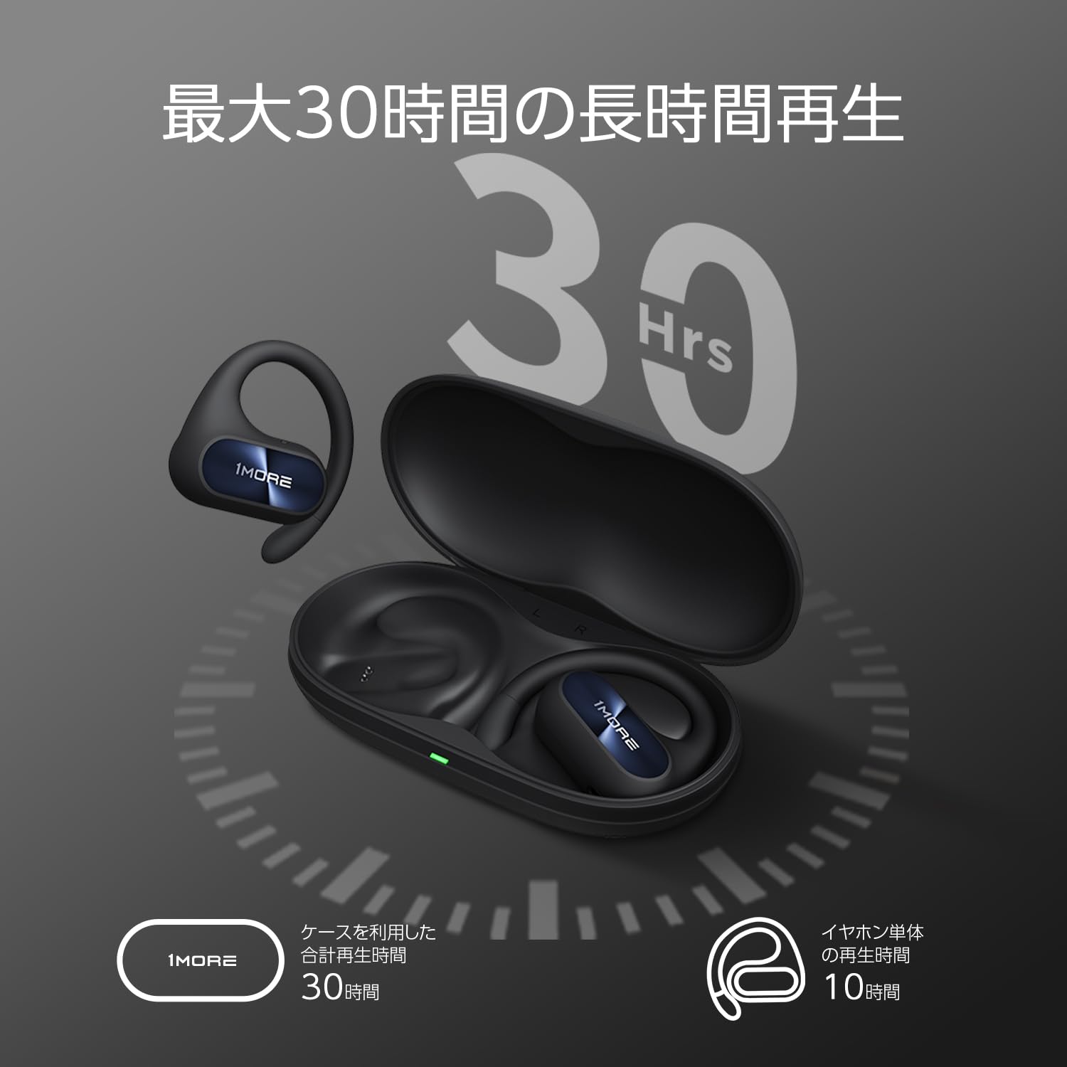 Foto 6 pulgar | Auriculares 1more Fit Se S30 Open Ear Bluetooth 5.3 Con Micrófono Ipx5 - Venta Internacional.