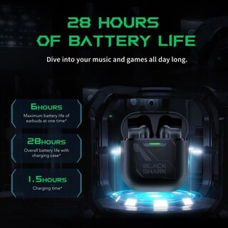 Foto 4 | Auriculares Bluetooth True Wireless Black Shark Fengming - Wh - Venta Internacional.