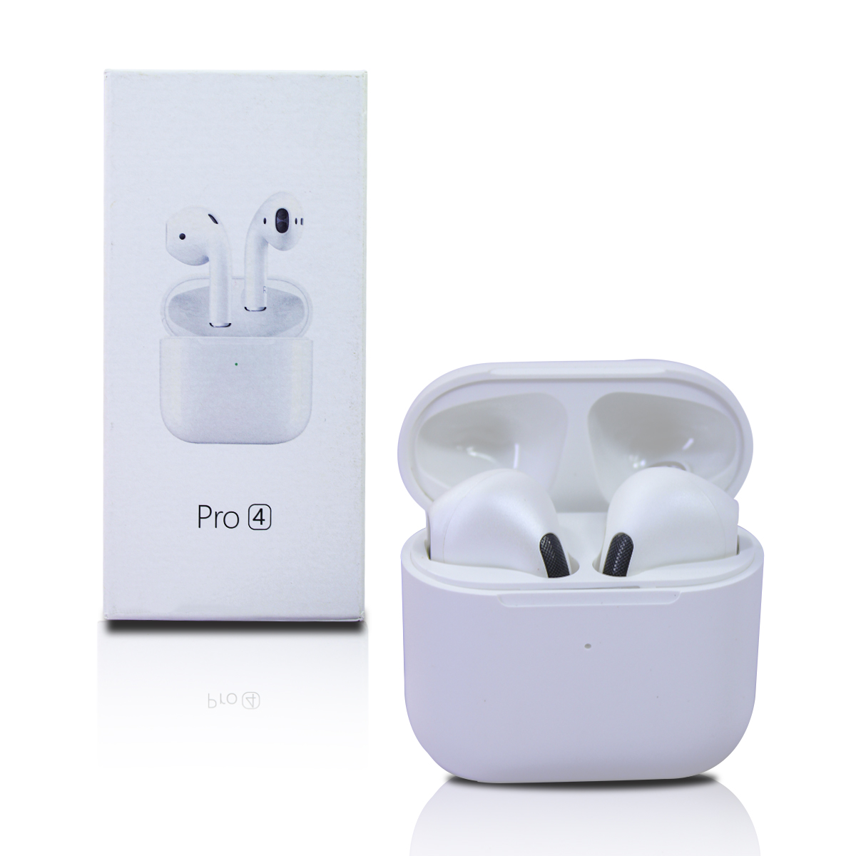 Foto 2 pulgar | Audifonos Wireless Pro 4s Color Blanco Conpartible Con Android / Ios