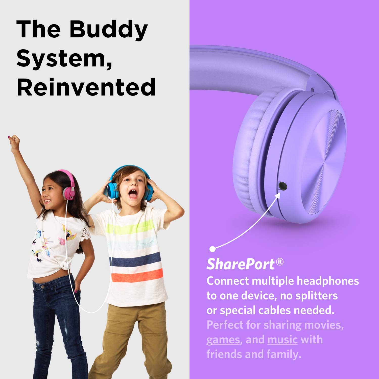 Foto 6 pulgar | Auriculares Lilgadgets Connect+ Pro Kids Con Cable Morados - Venta Internacional.