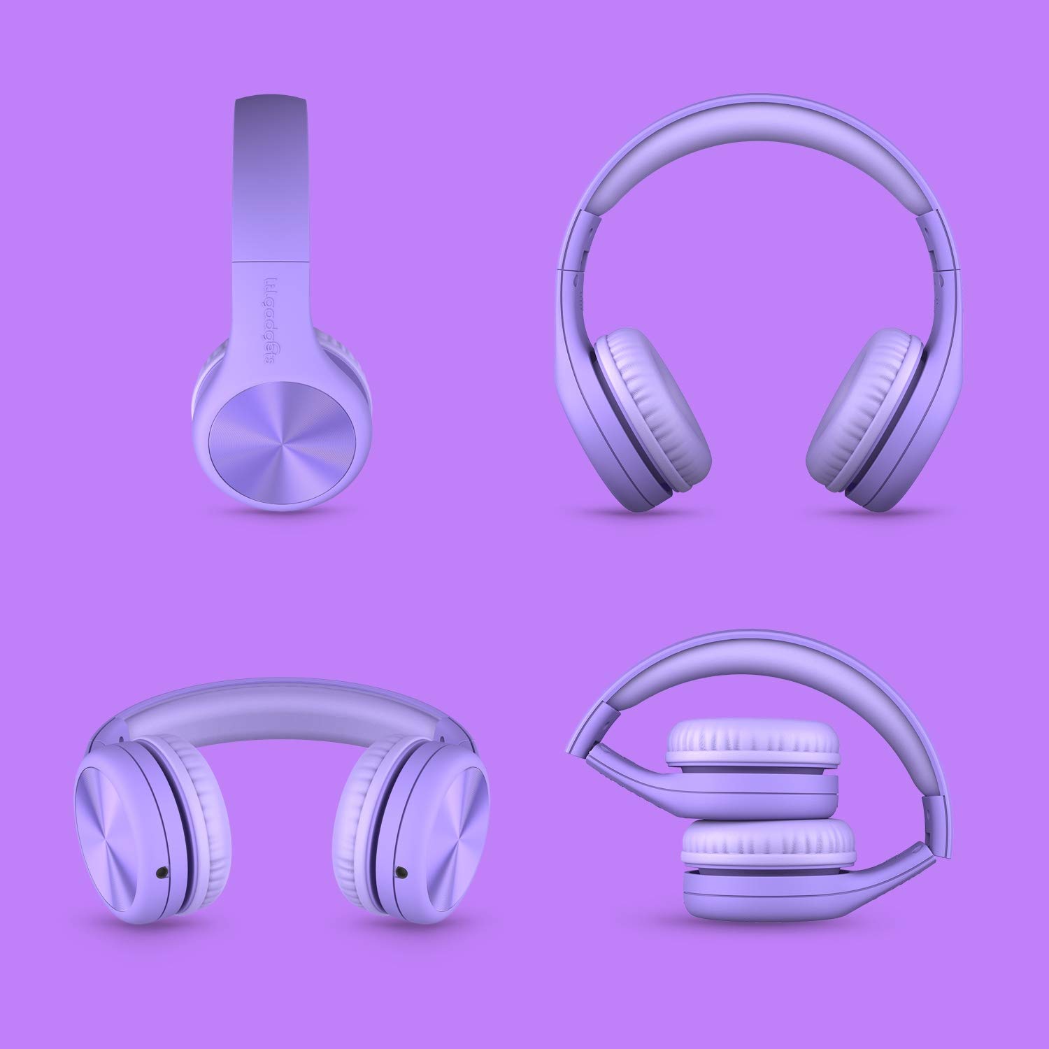 Foto 7 pulgar | Auriculares Lilgadgets Connect+ Pro Kids Con Cable Morados - Venta Internacional.