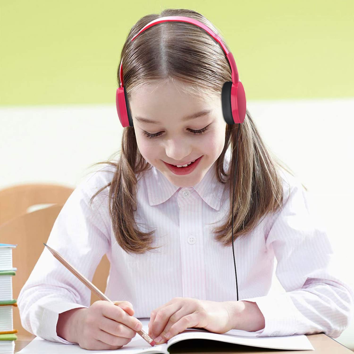Foto 7 | Auriculares Hongzan I19 Kids, Paquete De 5 Unidades, Para Escuela, Aula, Mixtos - Venta Internacional.