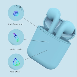 Foto 3 | Auriculares Inalámbricos Bluetooth 5.0 I12 Tws - Azul - Venta Internacional.