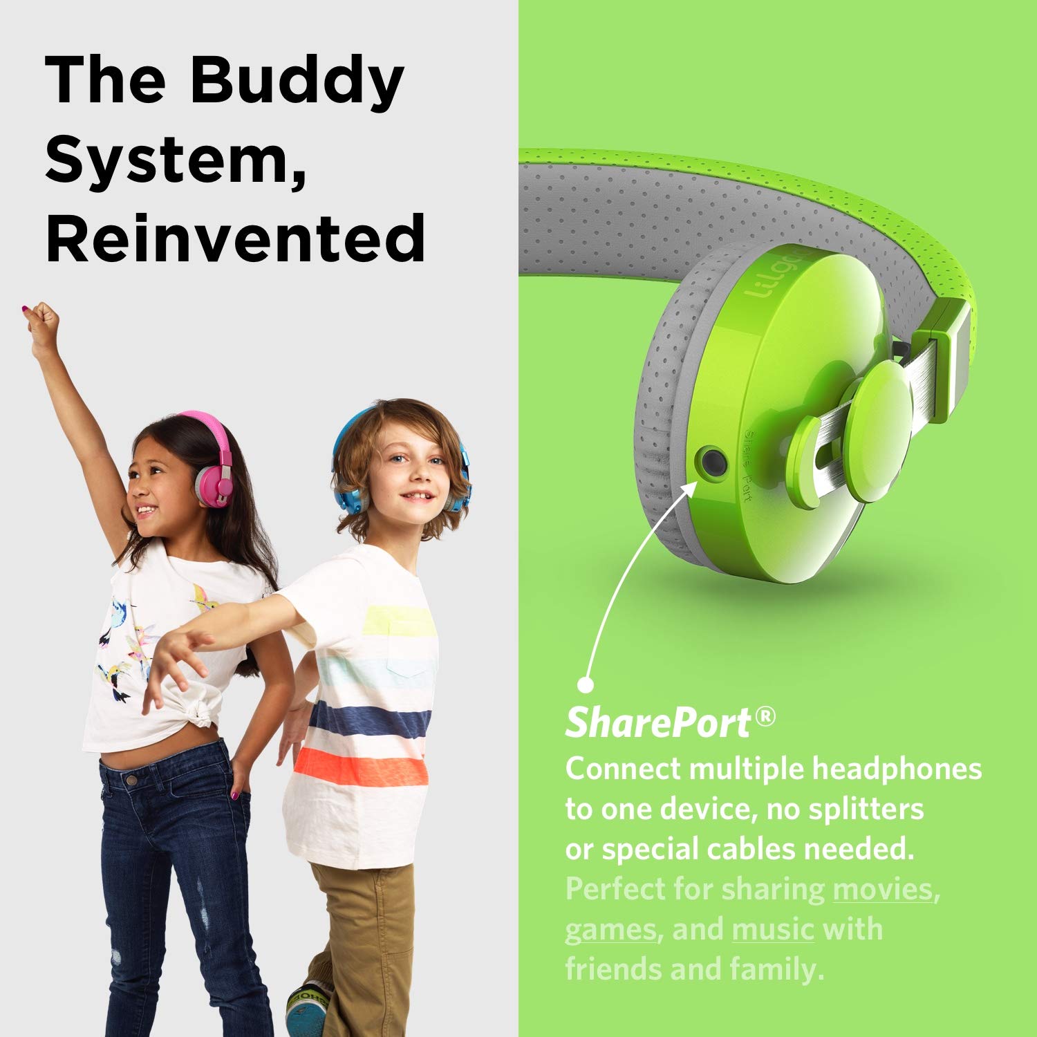 Foto 5 | Auriculares Inalámbricos Lilgadgets Untangled Pro Para Niños, Color Verde - Venta Internacional.