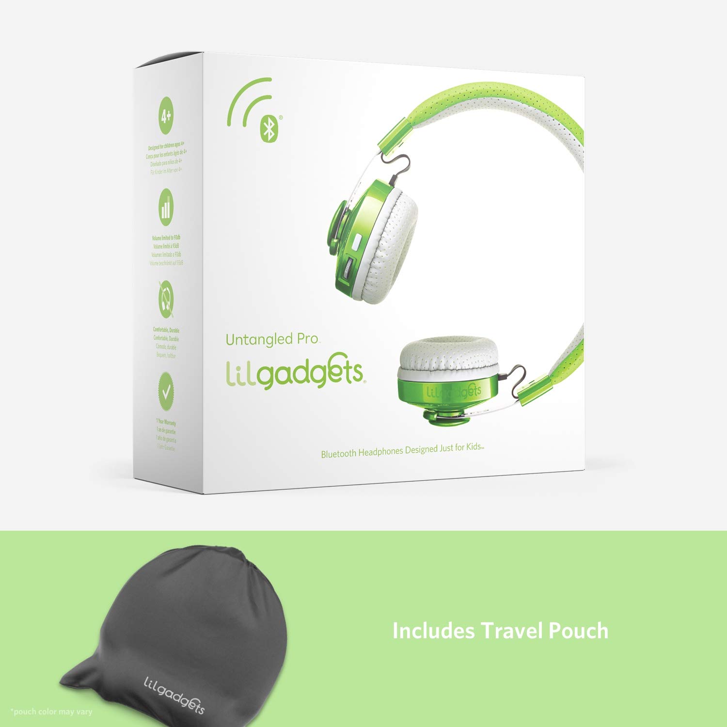 Foto 6 | Auriculares Inalámbricos Lilgadgets Untangled Pro Para Niños, Color Verde - Venta Internacional.