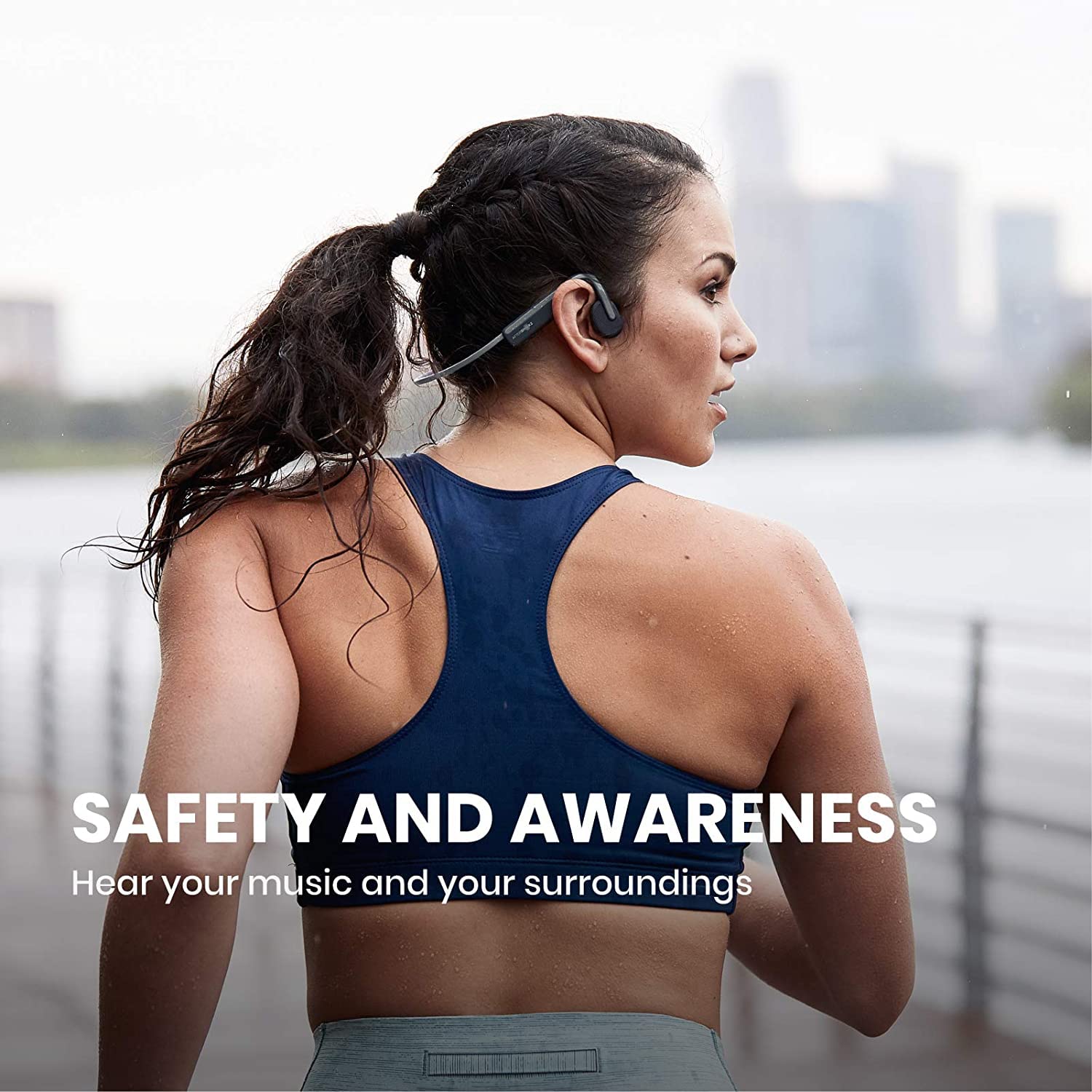 Foto 4 pulgar | Auriculares Inalámbricos De Conducción Ósea Aftershokz Openmove - Venta Internacional.