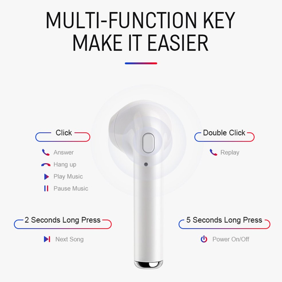 Foto 4 pulgar | Auriculares Inalámbricos Impermeables Hd Hifi Con Reducción De Ruido - Venta Internacional.