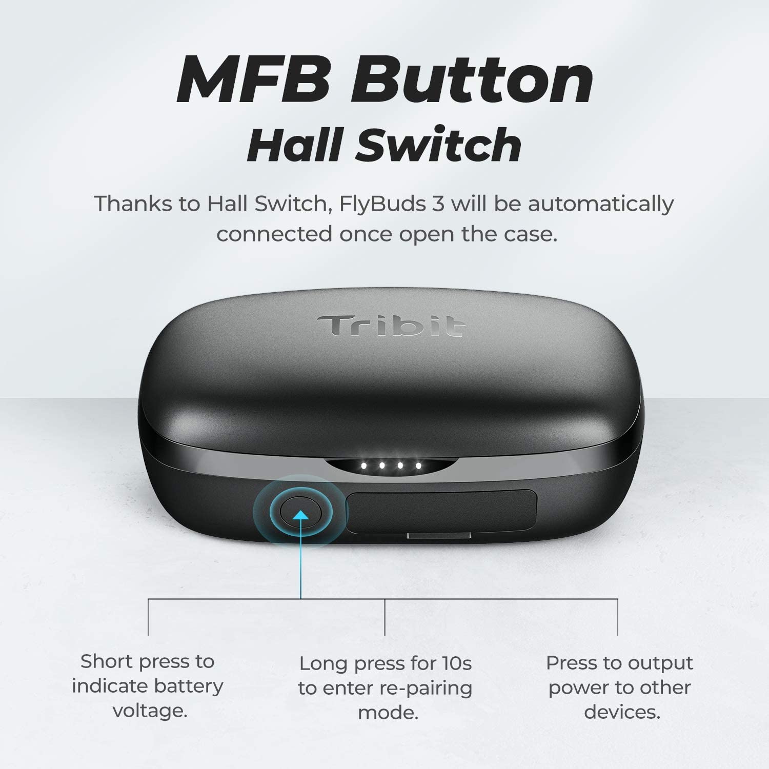 Foto 7 pulgar | Auriculares Inalámbricos Tribit Flybuds 3 Bluetooth 5.3 Ipx8 110h - Venta Internacional