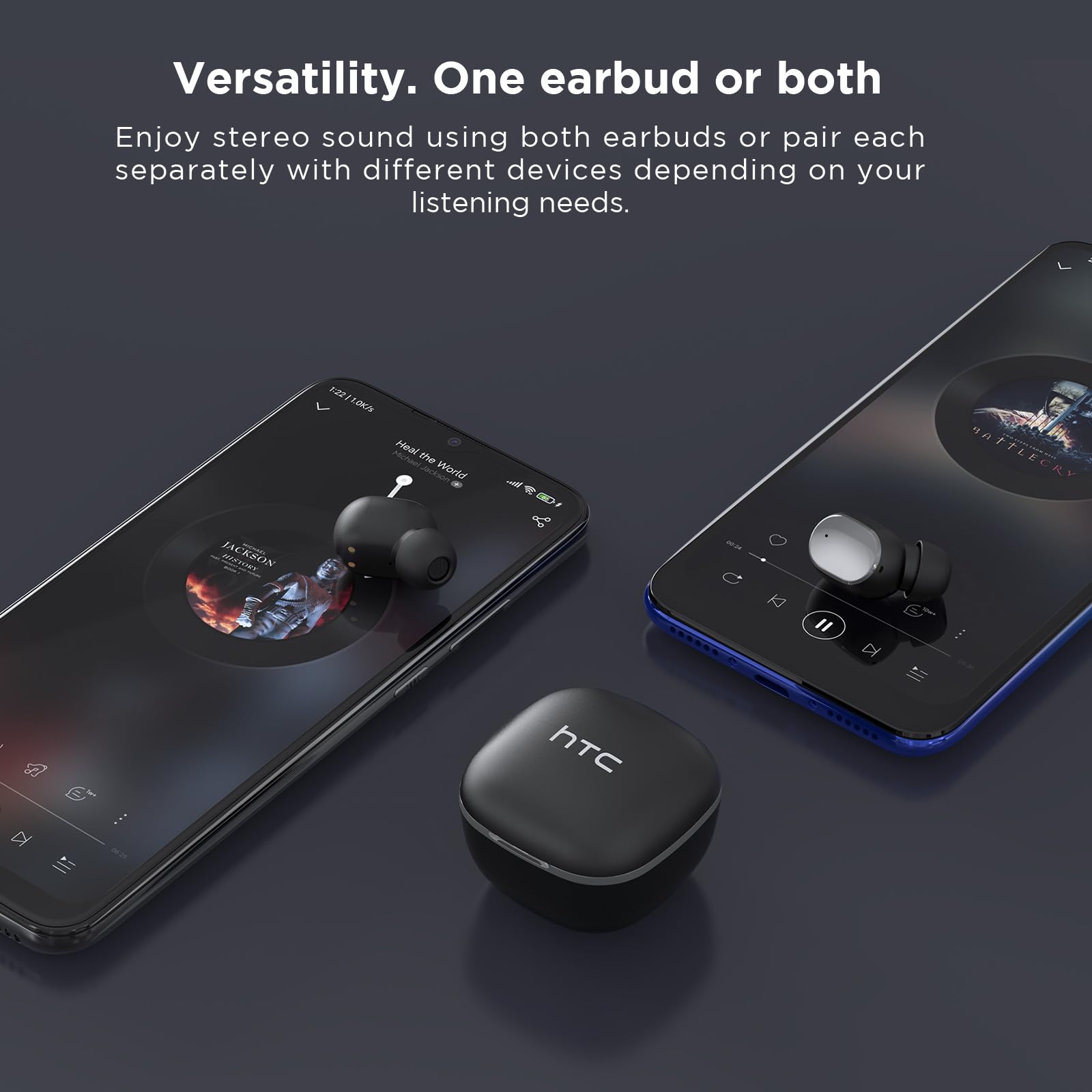 Foto 7 pulgar | Auriculares Inalámbricos Htc Bluetooth 5.1 Con Micrófono Blancos - Venta Internacional.