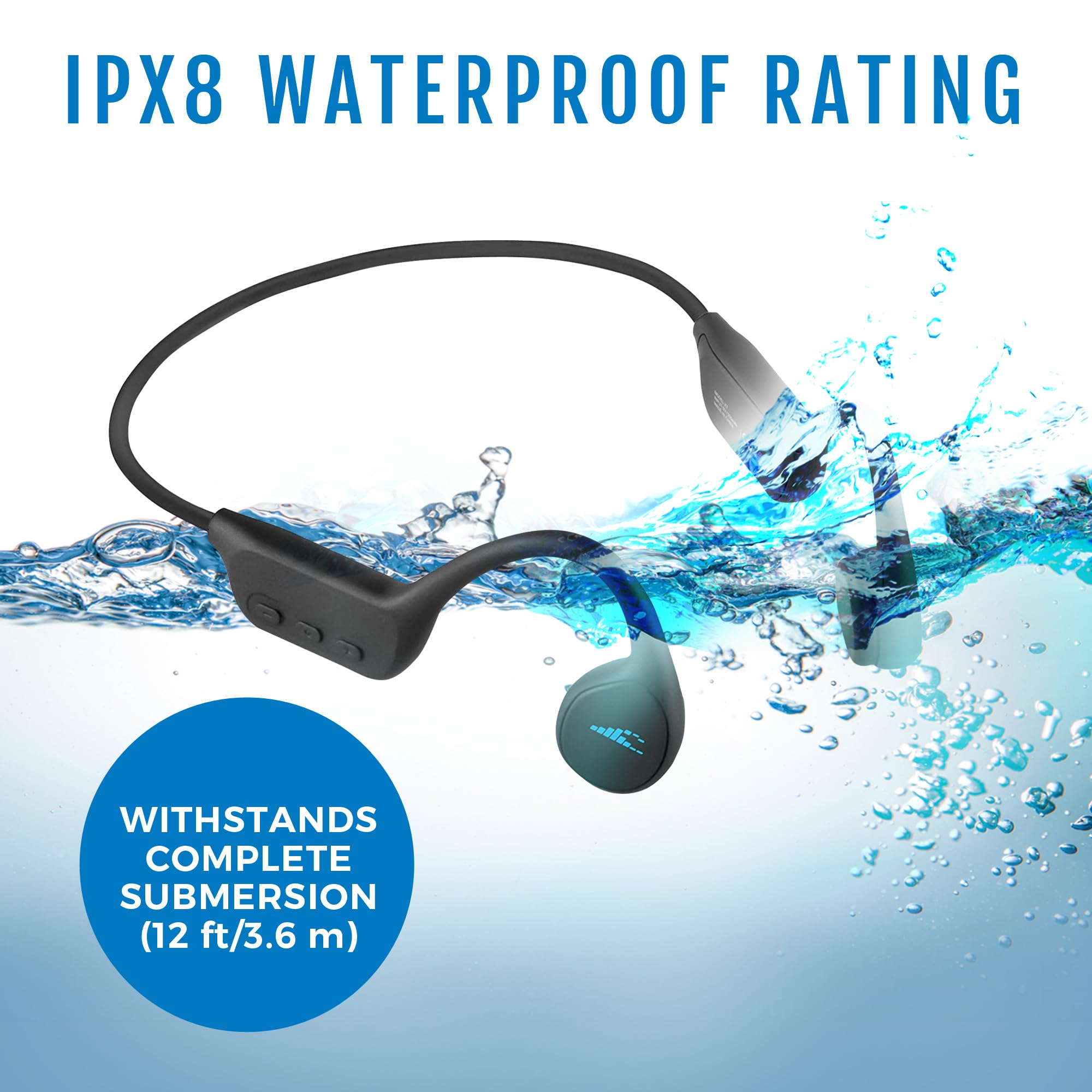 Foto 4 | Auriculares Impermeables De Conducción Ósea H2o Audio Tri Multi-sp - Venta Internacional.