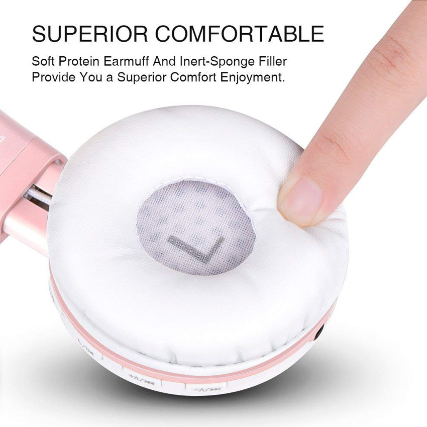 Foto 3 pulgar | Auriculares Bluetooth Bt08 Rose Gold 4 En 1 Con Tarjeta Tf Y Fm - Venta Internacional.